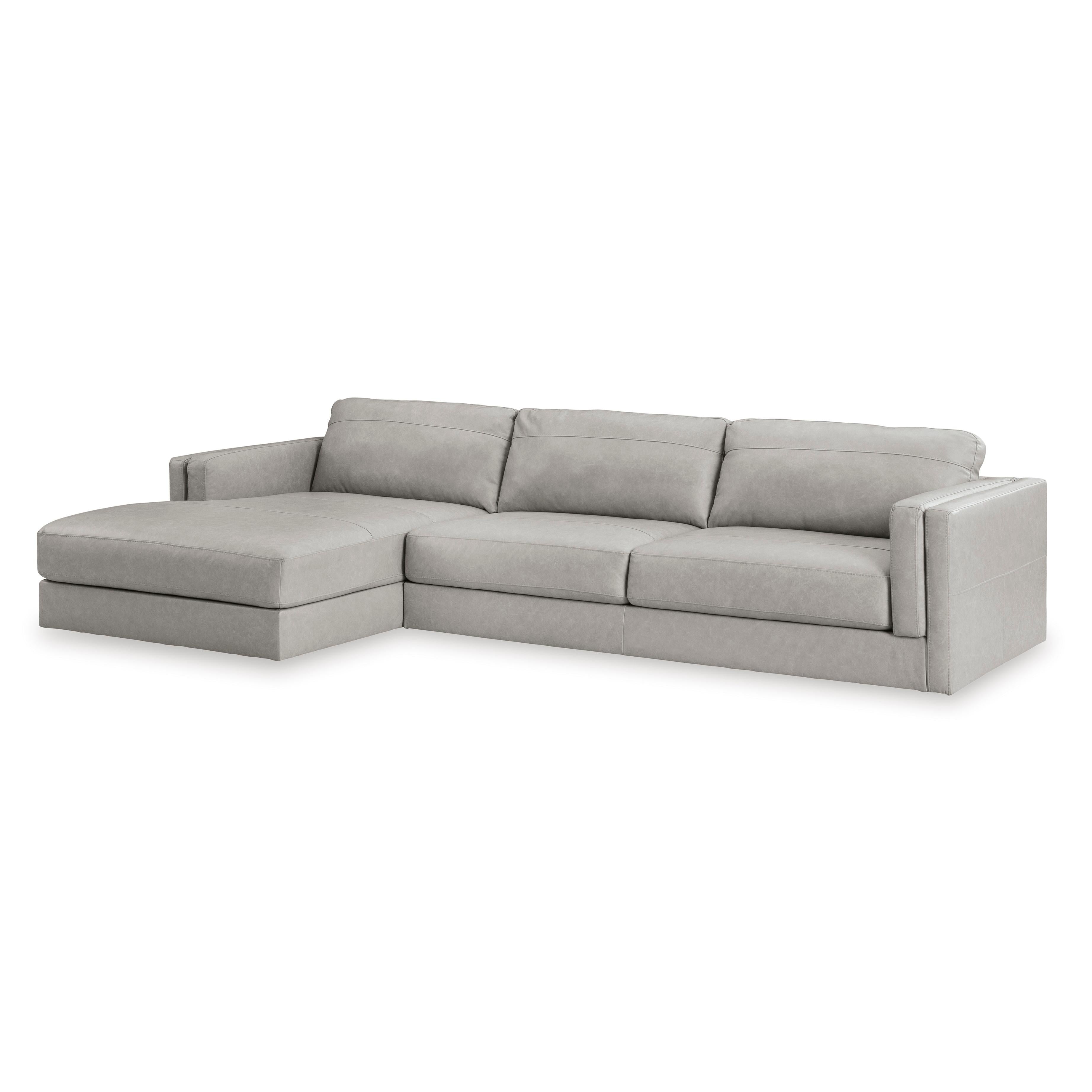 Signature Design by Ashley Amiata 57404S1C 2 pc Sectional with Chaise IMAGE 1