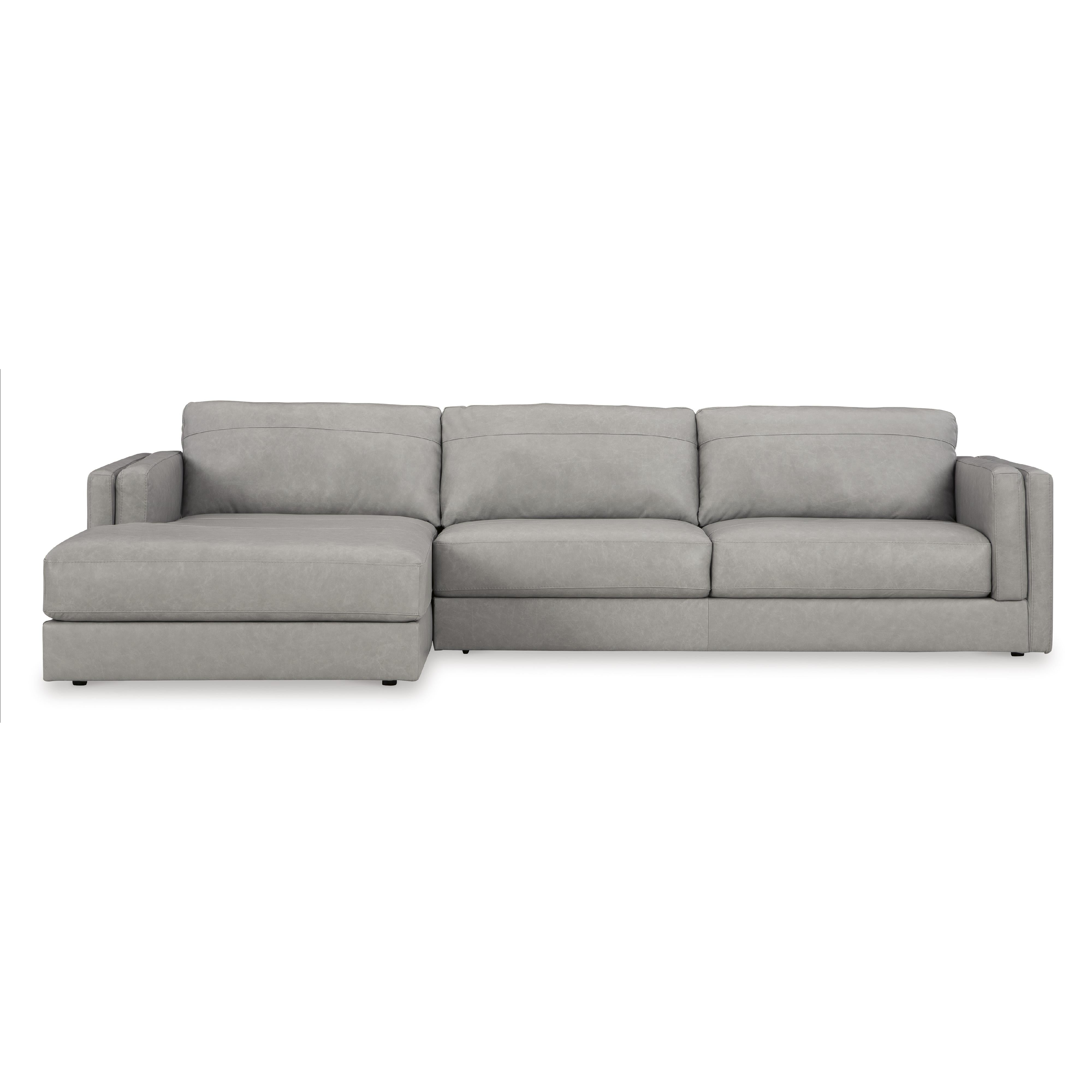 Signature Design by Ashley Amiata 57404S1C 2 pc Sectional with Chaise IMAGE 2