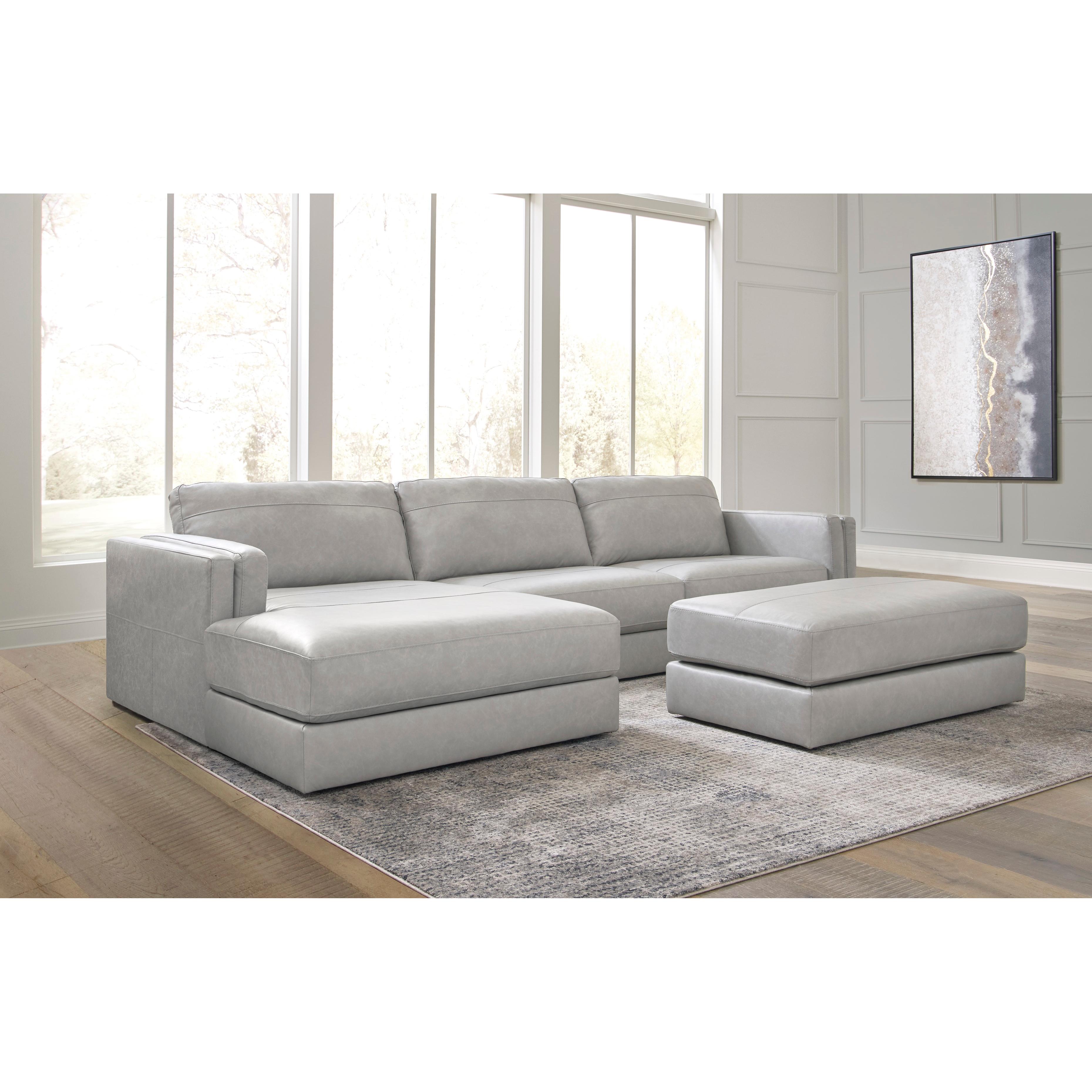 Signature Design by Ashley Amiata 57404S1C 2 pc Sectional with Chaise IMAGE 8