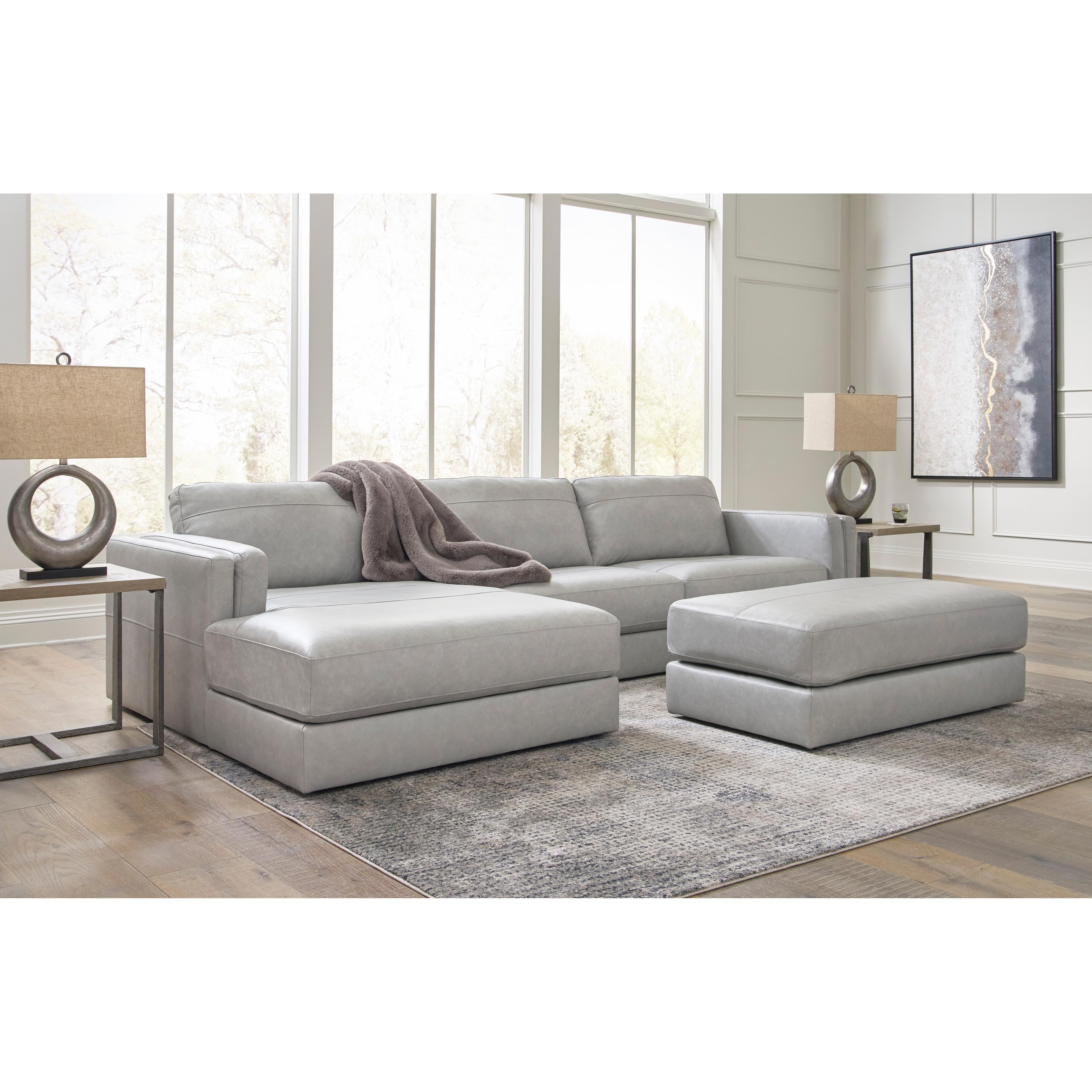 Signature Design by Ashley Amiata 57404S1C 2 pc Sectional with Chaise IMAGE 9
