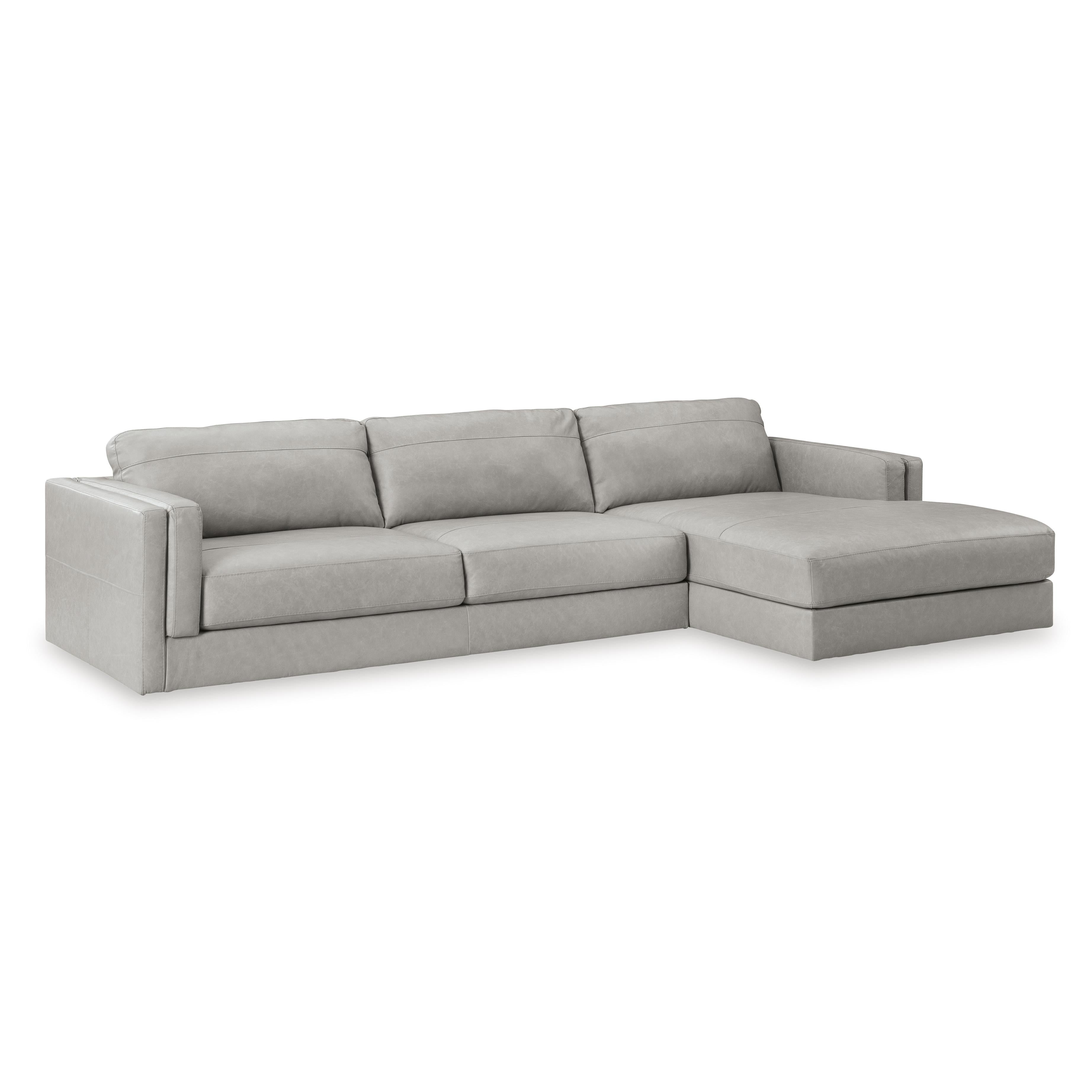 Signature Design by Ashley Amiata 57404S2C 2 pc Sectional with Chaise IMAGE 1