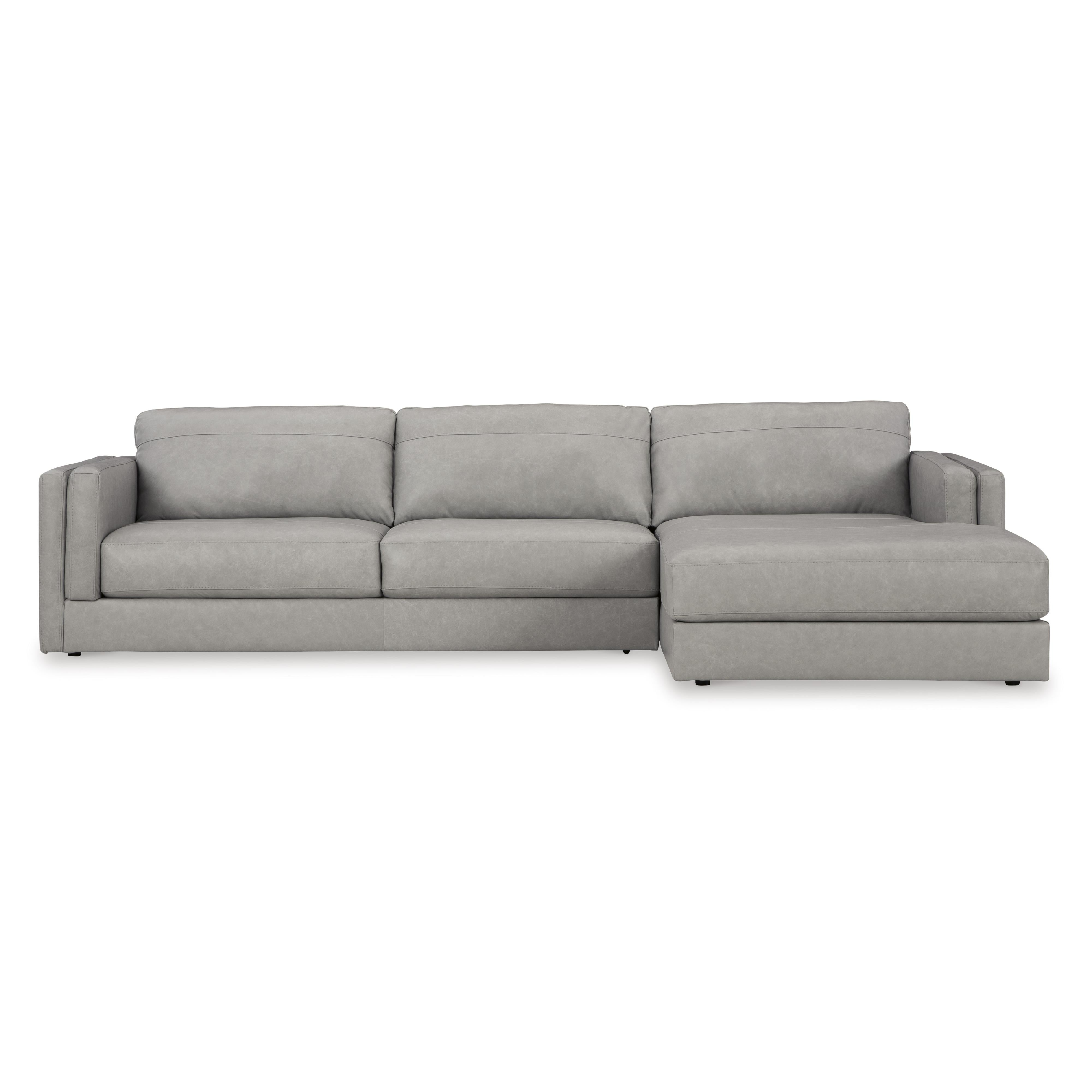 Signature Design by Ashley Amiata 57404S2C 2 pc Sectional with Chaise IMAGE 2