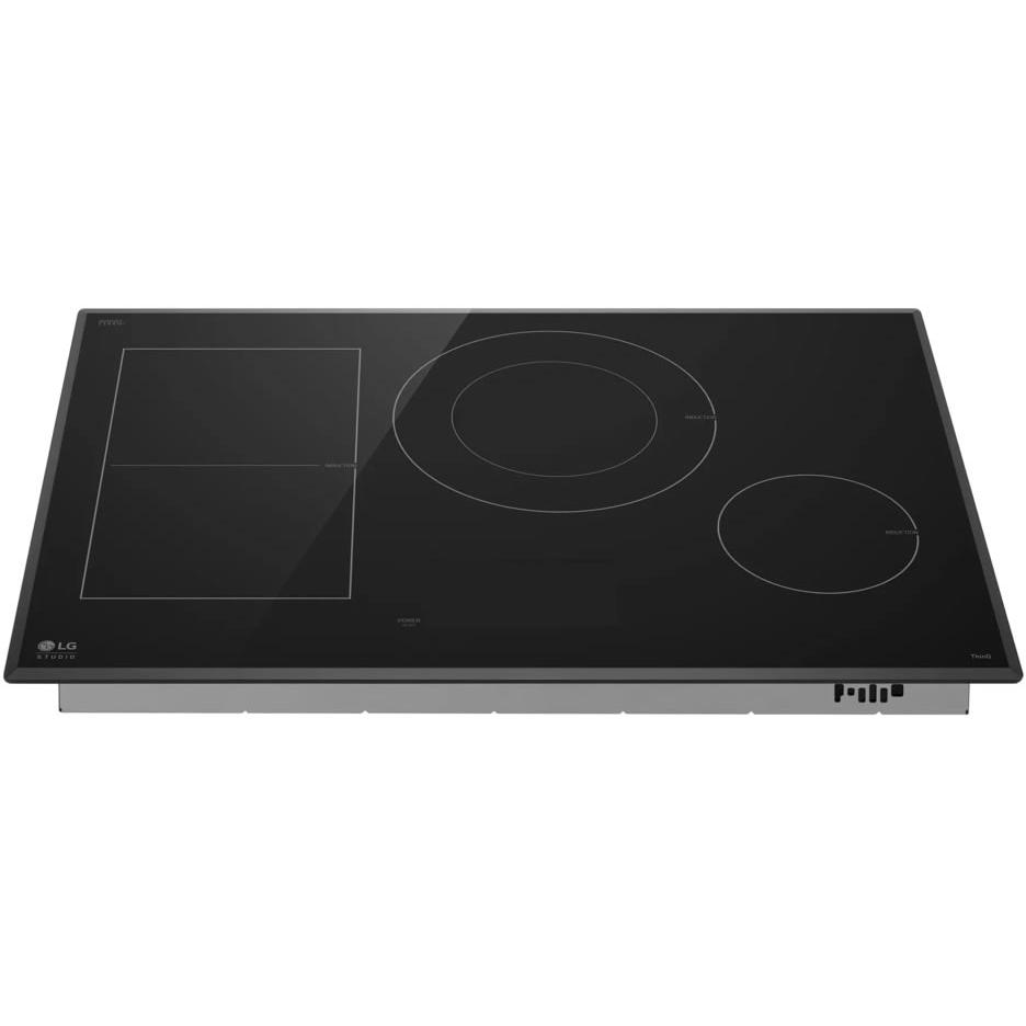 LG STUDIO Studio 30-inch Built-in Induction Cooktop CBIS3018BE IMAGE 2