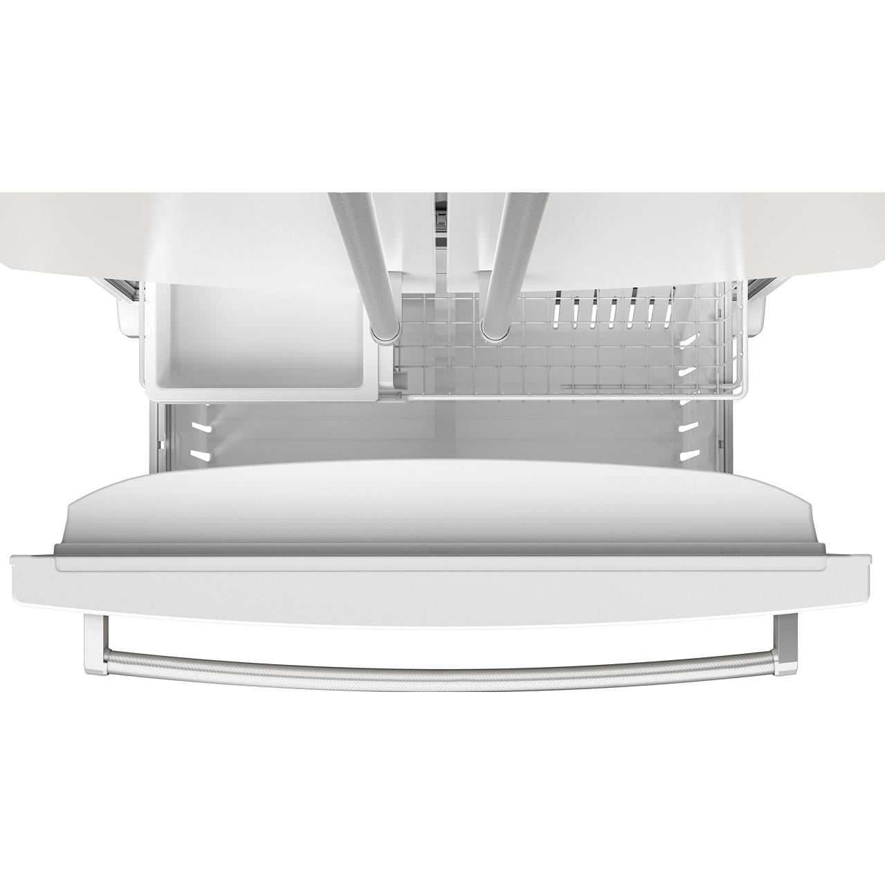 KitchenAid 36-inch, 20 cu. ft. Counter-Depth French 3-Door Refrigerator with Water Dispenser KRFC136RWH IMAGE 5