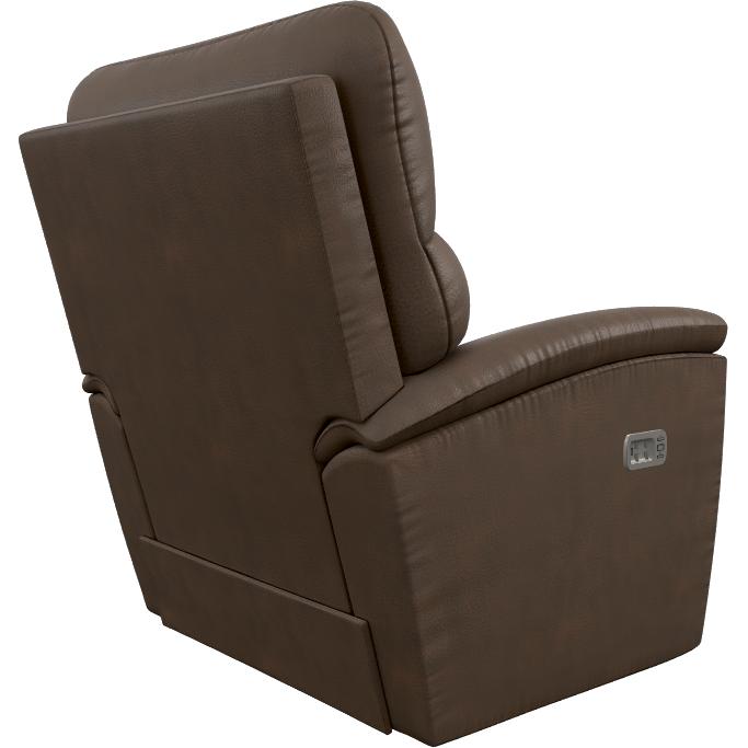 La-Z-Boy Trouper Power Wall Recliner w/ Headrest & Lumbar - Whiskey IMAGE 4