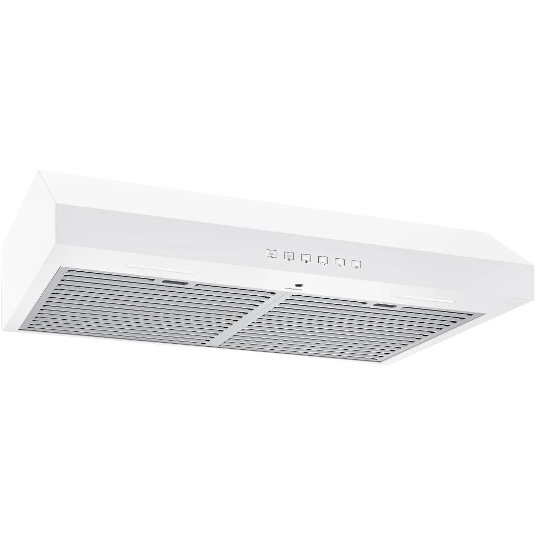 Broan 30-inch Glacier Series GLA3 Under-Cabinet Range Hood GLA3304WW IMAGE 3