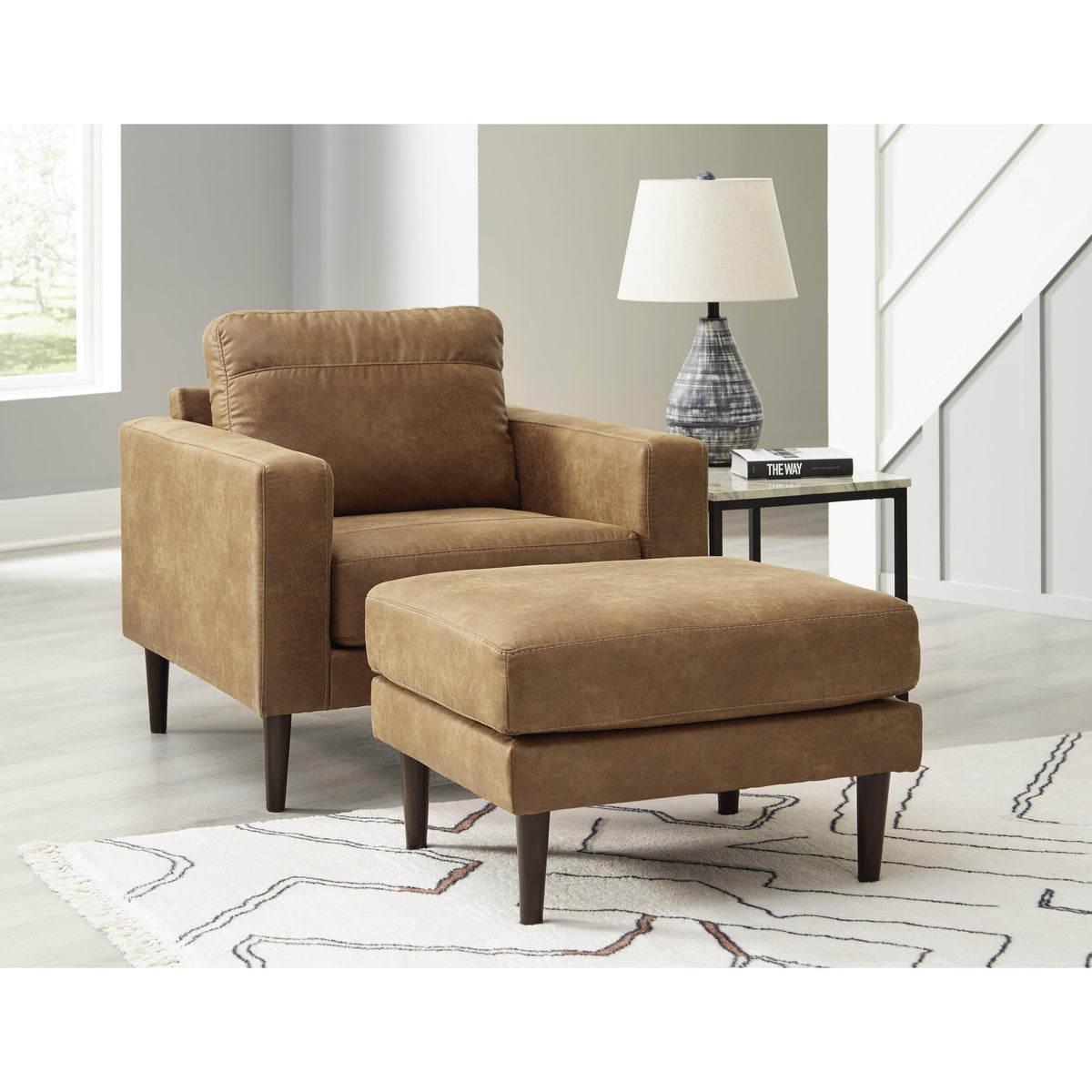 Signature Design by Ashley Telora 41002U2 Chair and Ottoman IMAGE 2