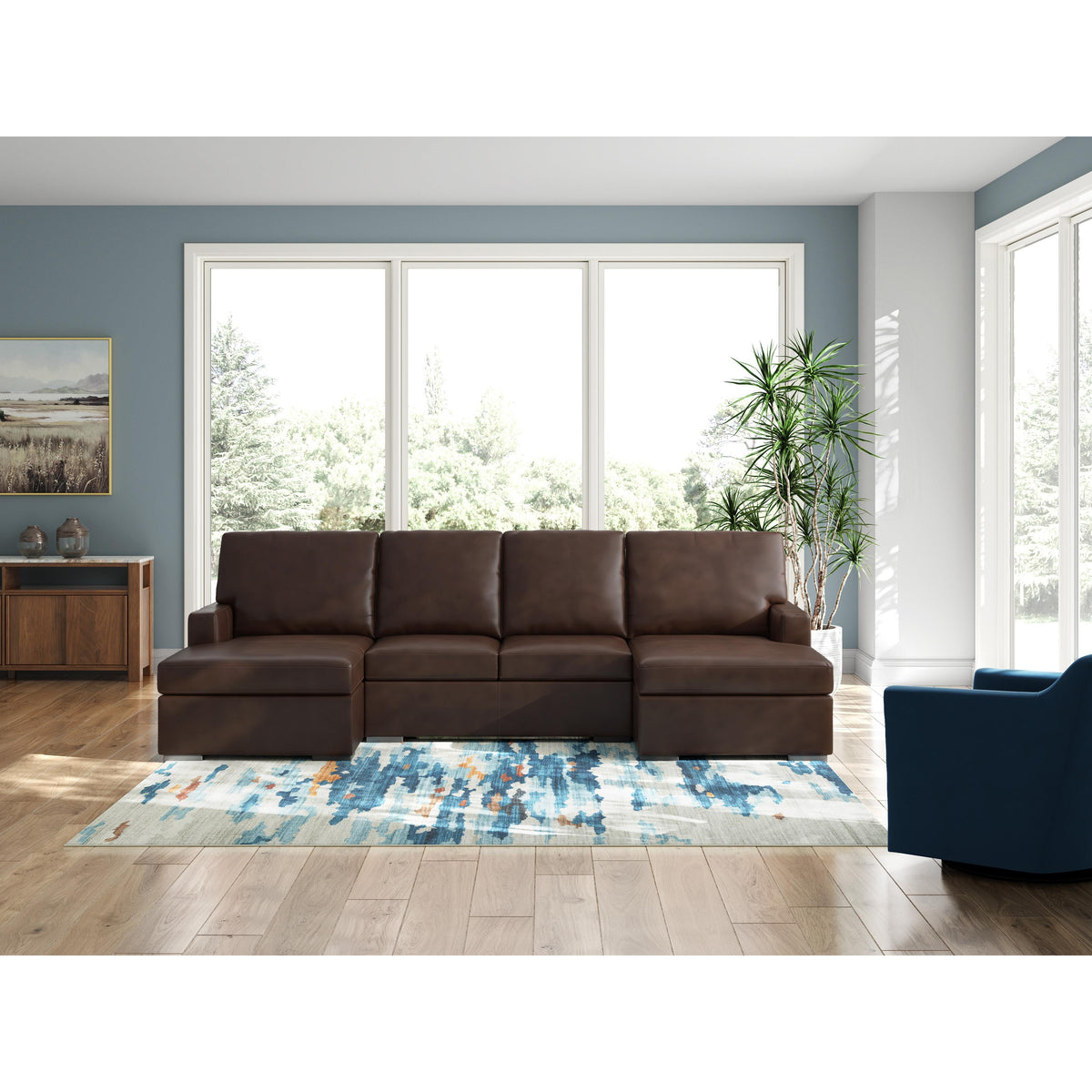 Signature Design by Ashley McDowlan PC48504S3 3 pc Sectional with Double Chaise IMAGE 2
