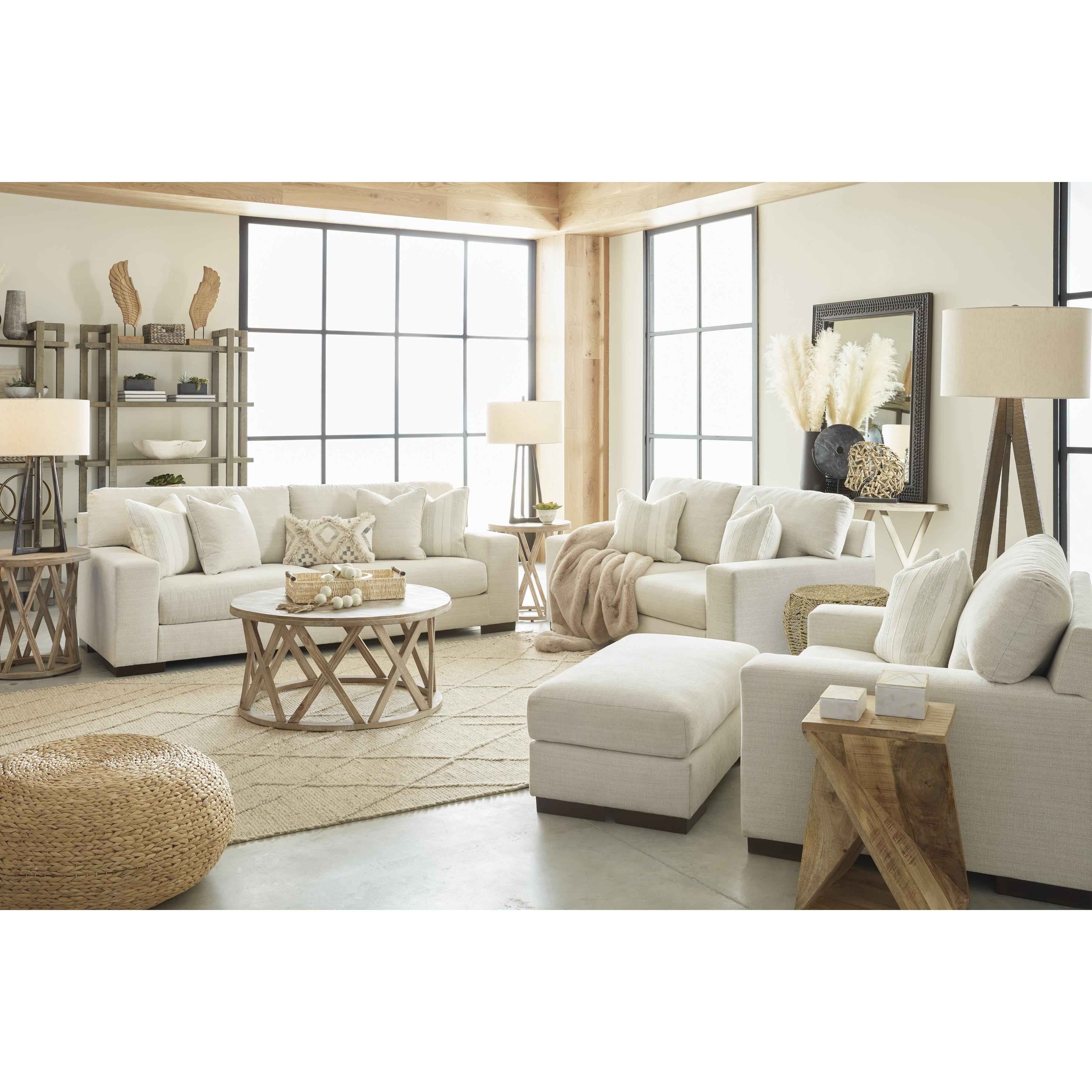 Signature Design by Ashley Maggie 52003U6 Oversized Chair and Ottoman IMAGE 4