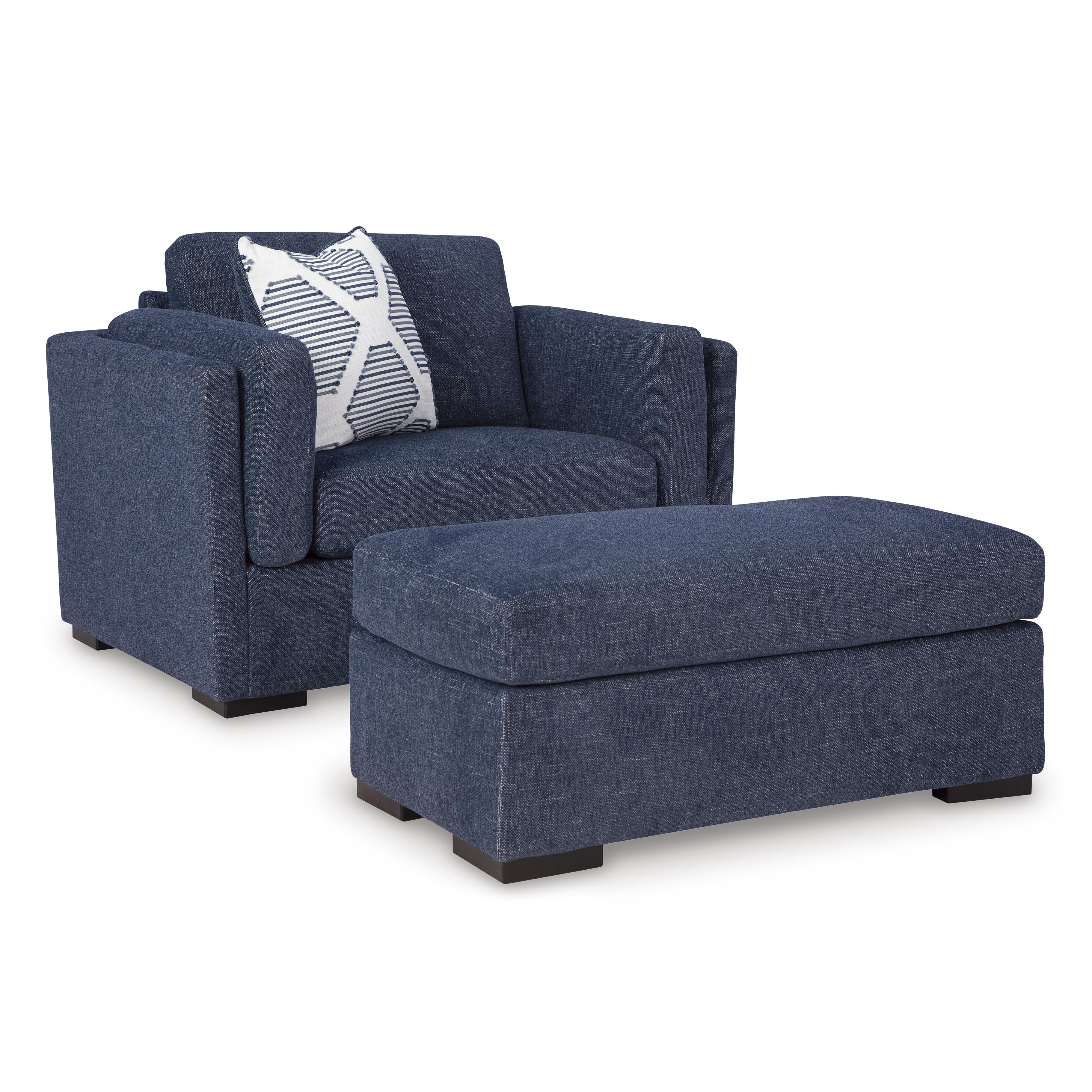 Benchcraft Evansley 54502U1 Oversized Chair and Ottoman IMAGE 1