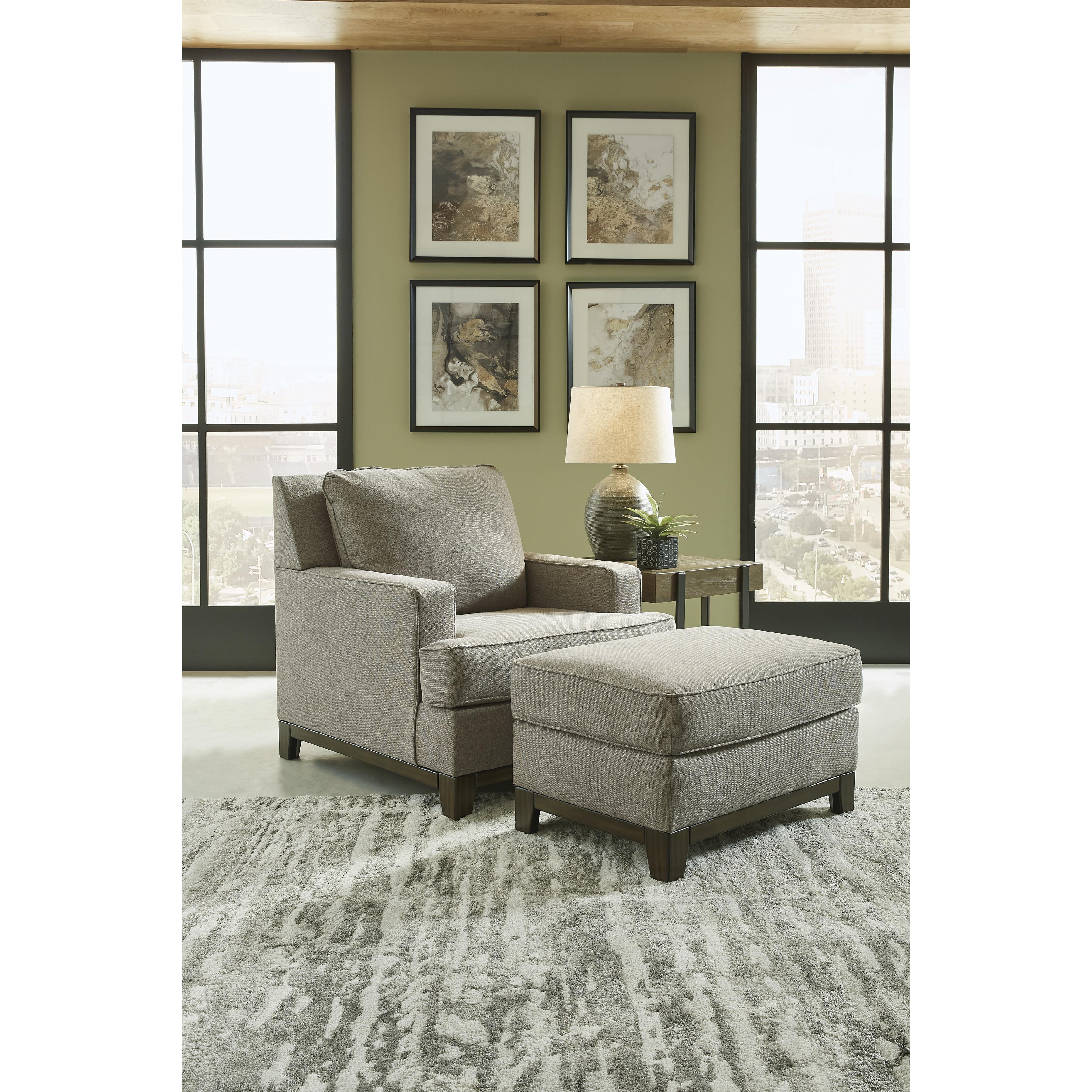 Signature Design by Ashley Kaywood 56303U2 Chair and Ottoman IMAGE 1