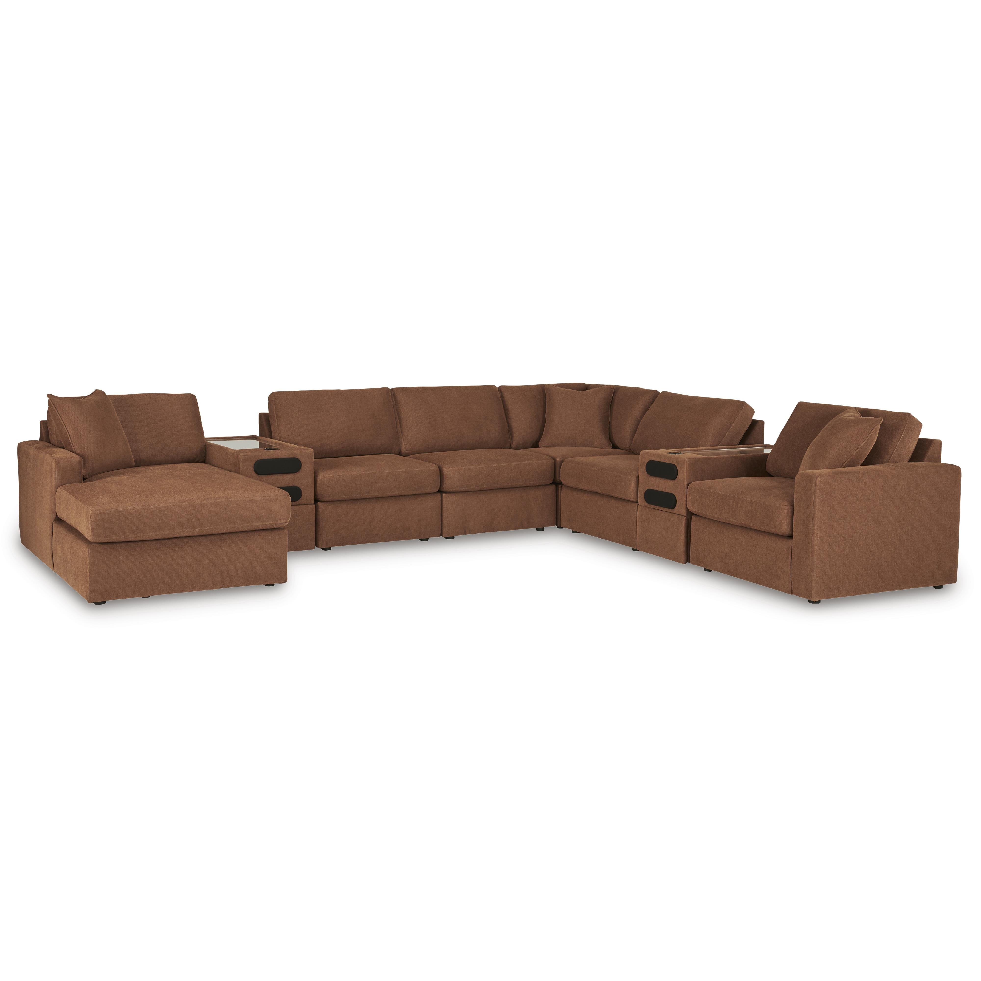Signature Design by Ashley Modmax 92102S47 8 pc Sectional with Chaise and Audio Consoles IMAGE 1