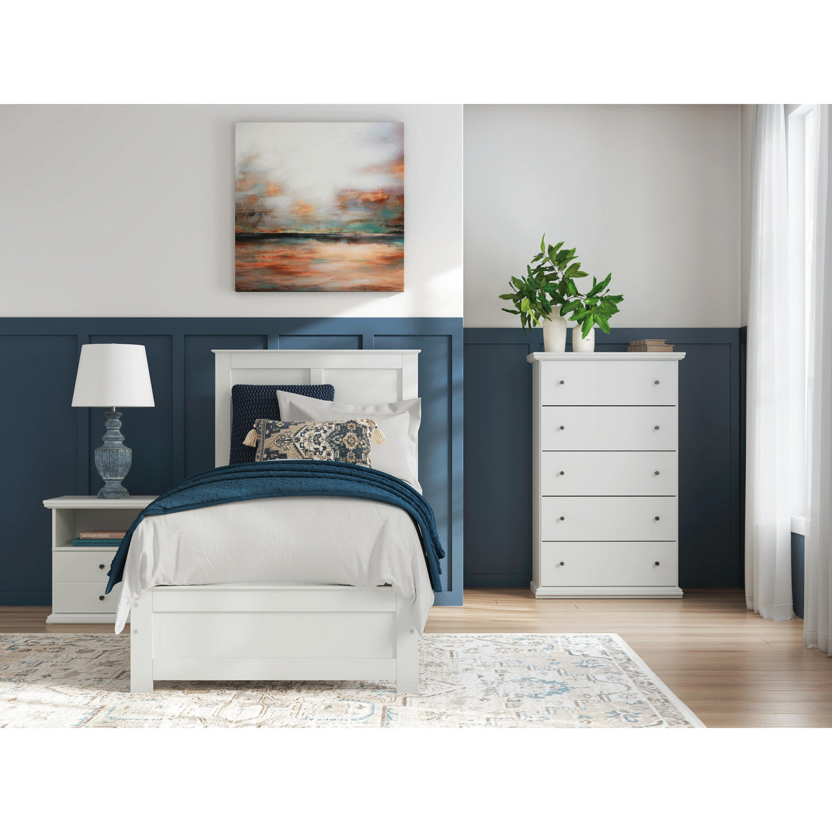 Signature Design by Ashley Bostwick Shoals B139B41 Twin Panel Bed IMAGE 8