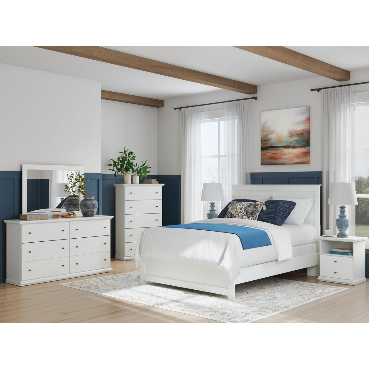 Signature Design by Ashley Bostwick Shoals B139B43 Queen Panel Bed IMAGE 9