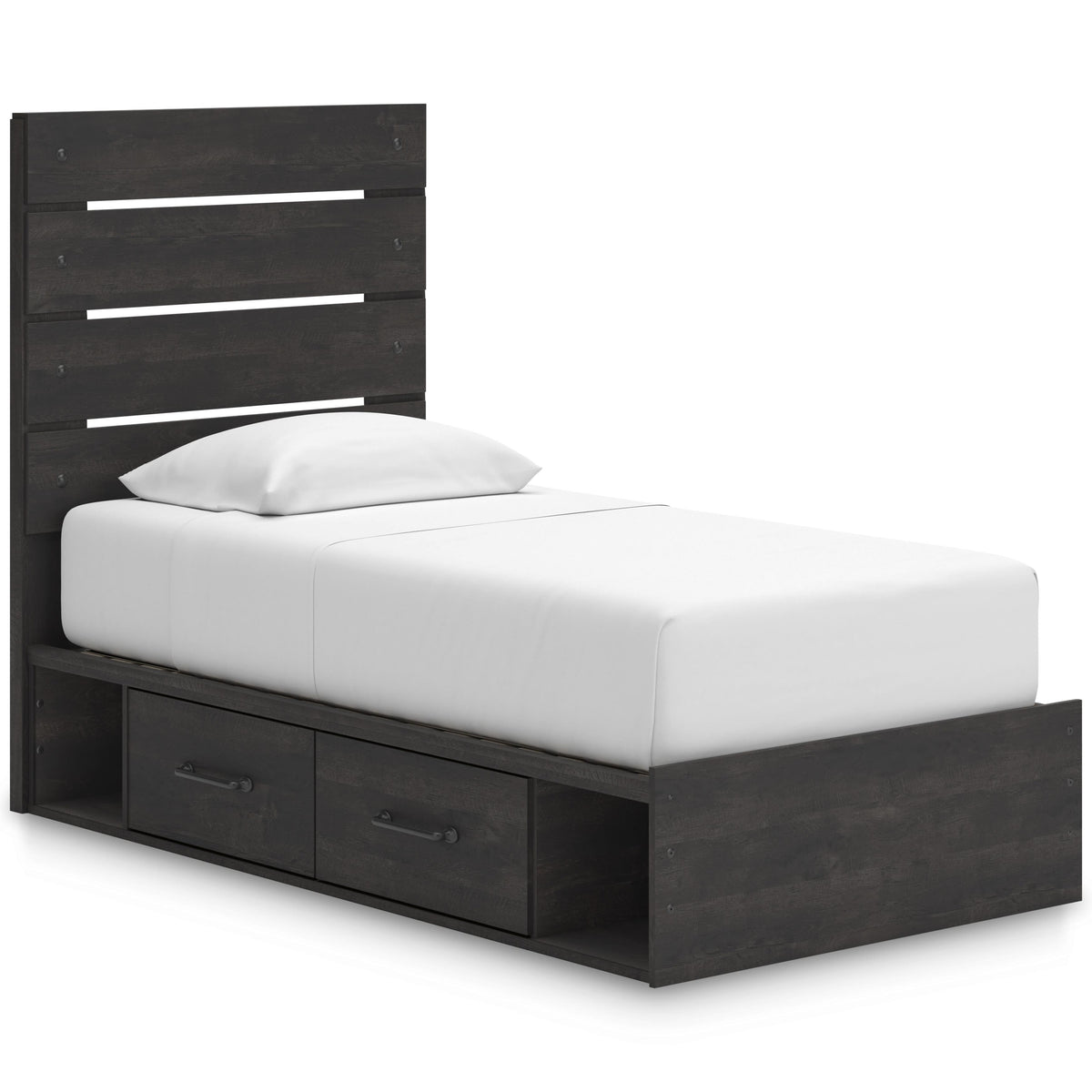 Signature Design by Ashley Hollivern PCB2108B18 Twin Panel Bed with Storage IMAGE 1