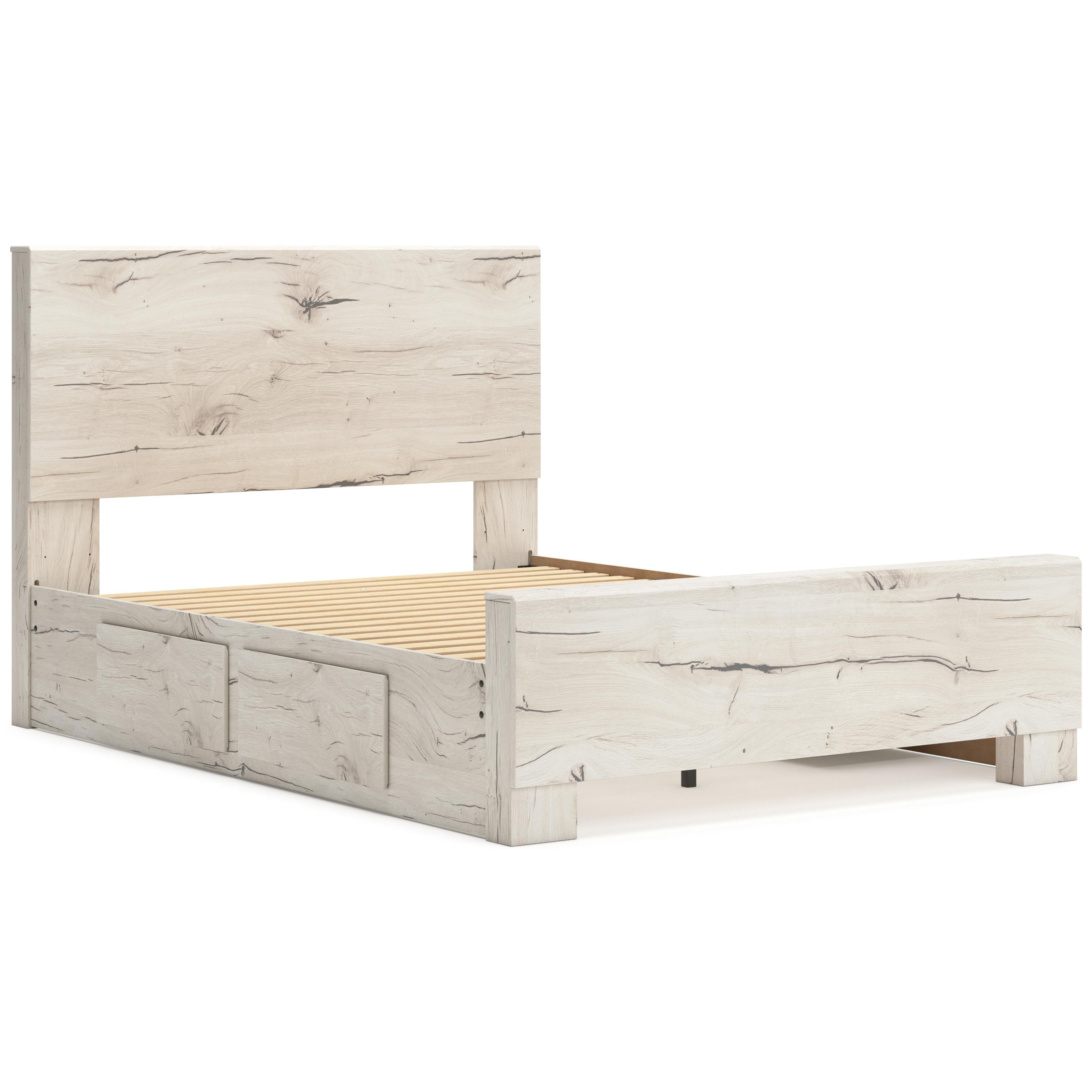 Signature Design by Ashley Lawroy B2310B42 Full Panel Bed with Storage IMAGE 4
