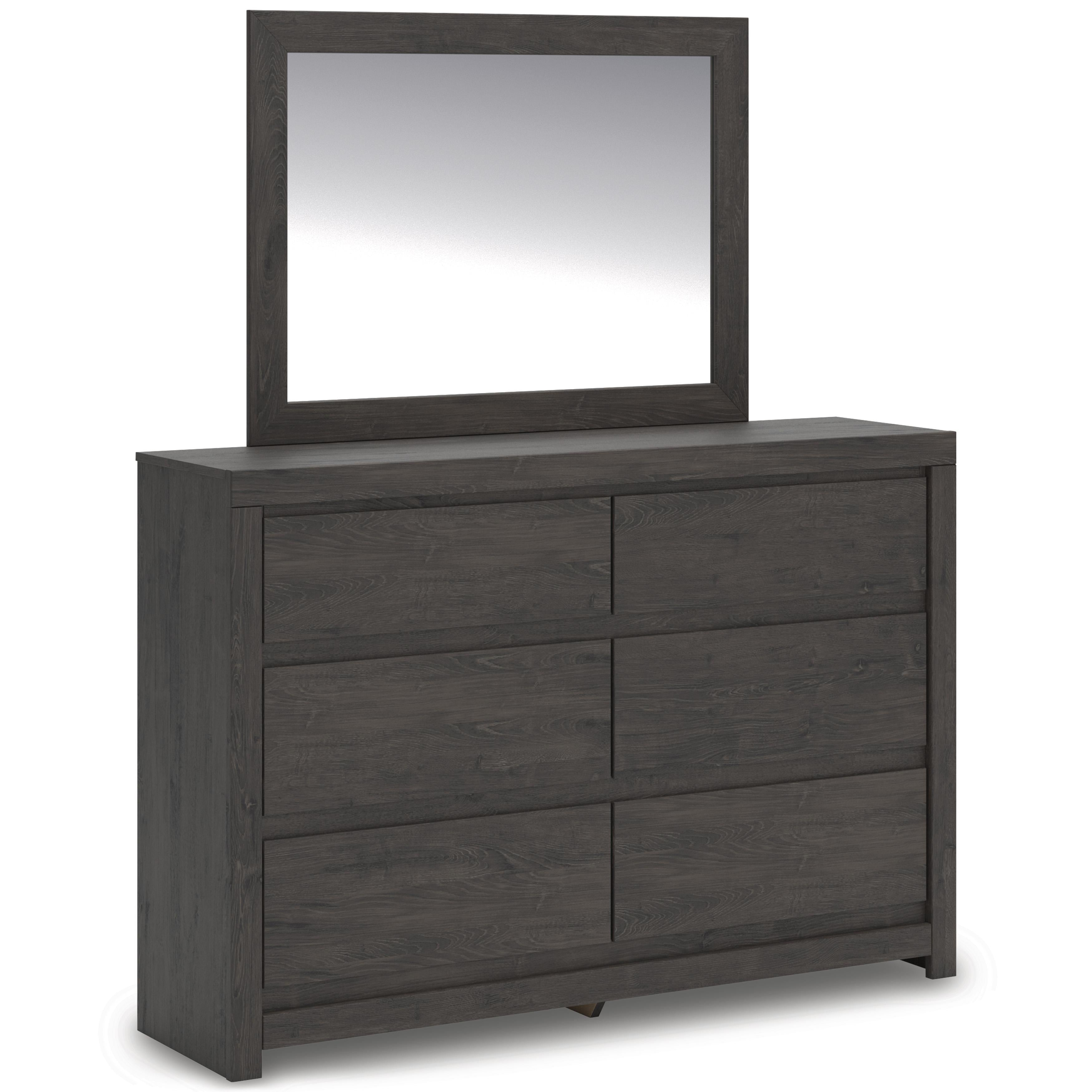 Signature Design by Ashley Fraluna B3370B1 Dresser and Mirror IMAGE 1
