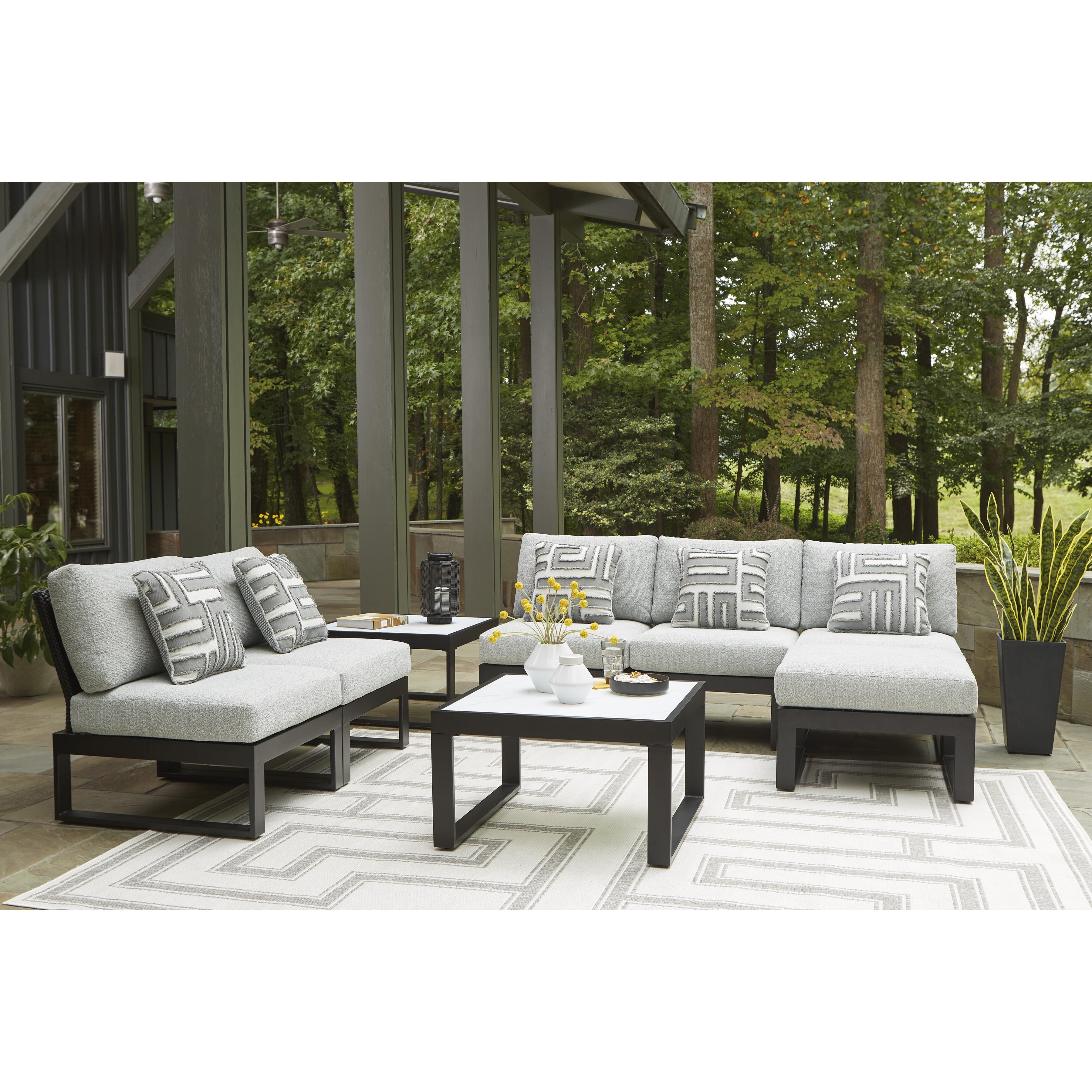 Signature Design by Ashley Beachloft P490-708 Square Cocktail Table IMAGE 10