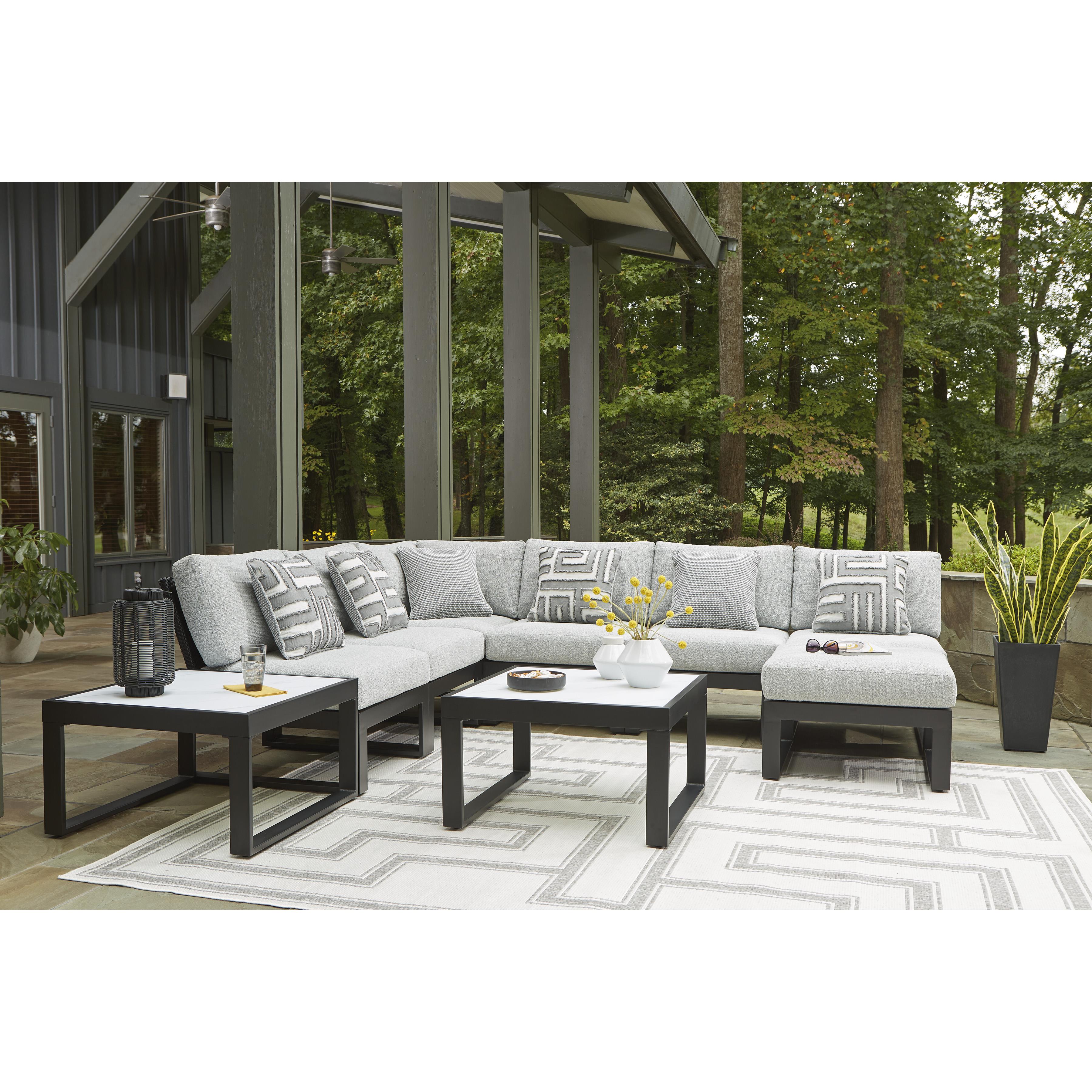 Signature Design by Ashley Beachloft P490-814 Ottoman with Cushion IMAGE 6