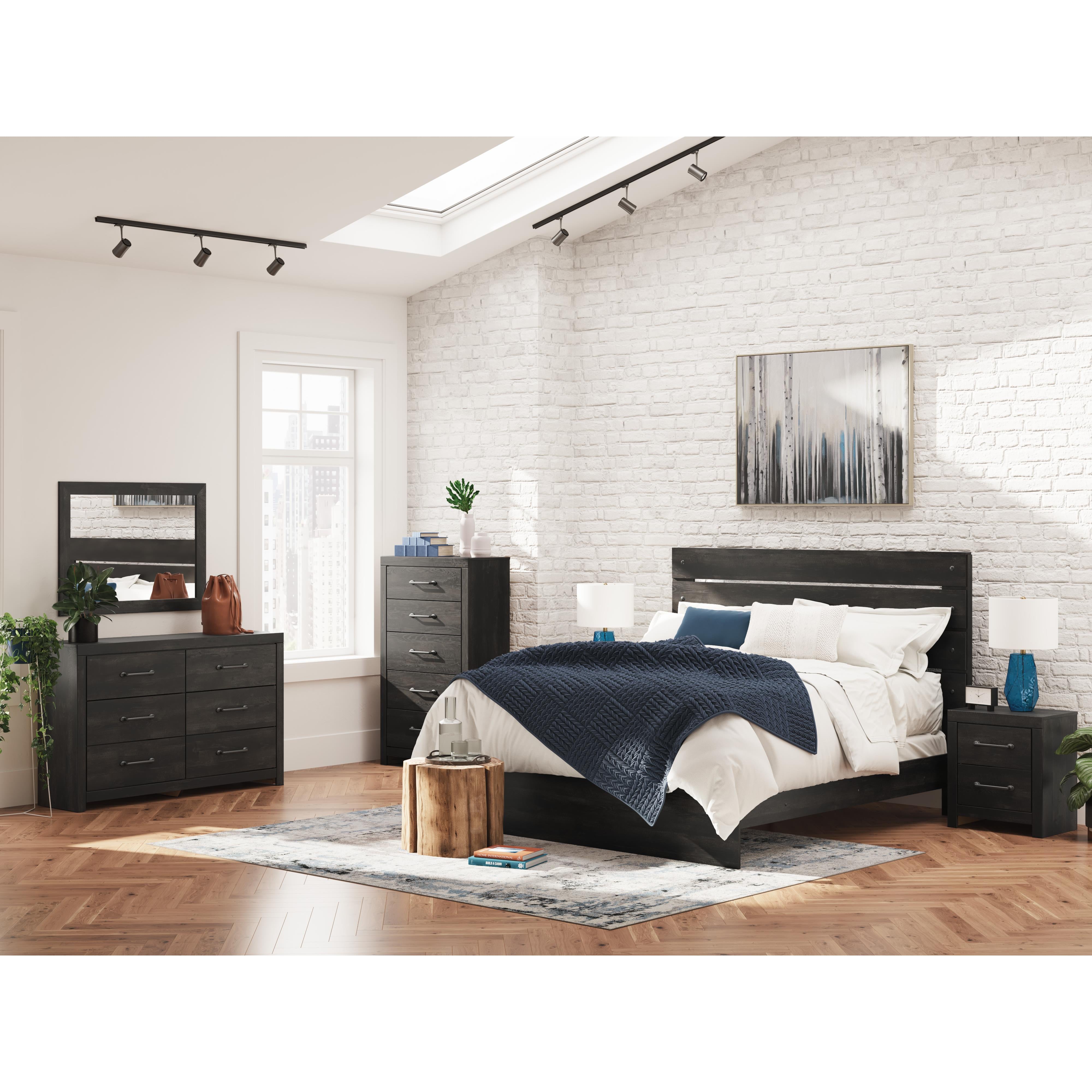 Signature Design by Ashley Hollivern PCB2108-92 Two Drawer Night Stand IMAGE 9