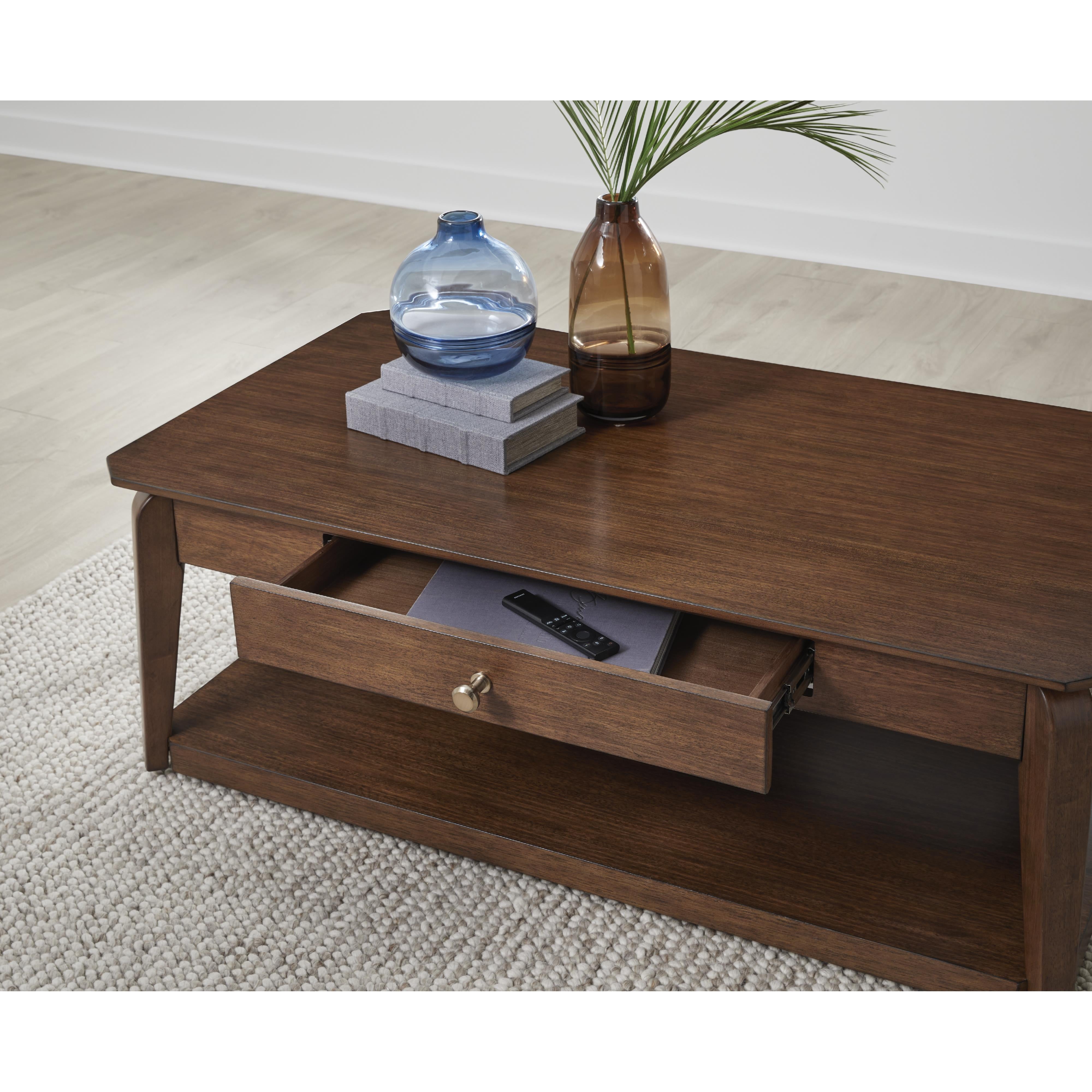 Signature Design by Ashley Trenmour T596-1 Rectangular Cocktail Table IMAGE 8