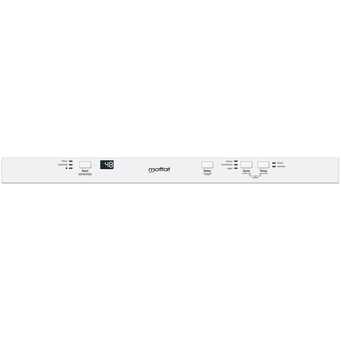 Moffat Built-in Dishwasher with Sanitize MBT425SGVWW IMAGE 4