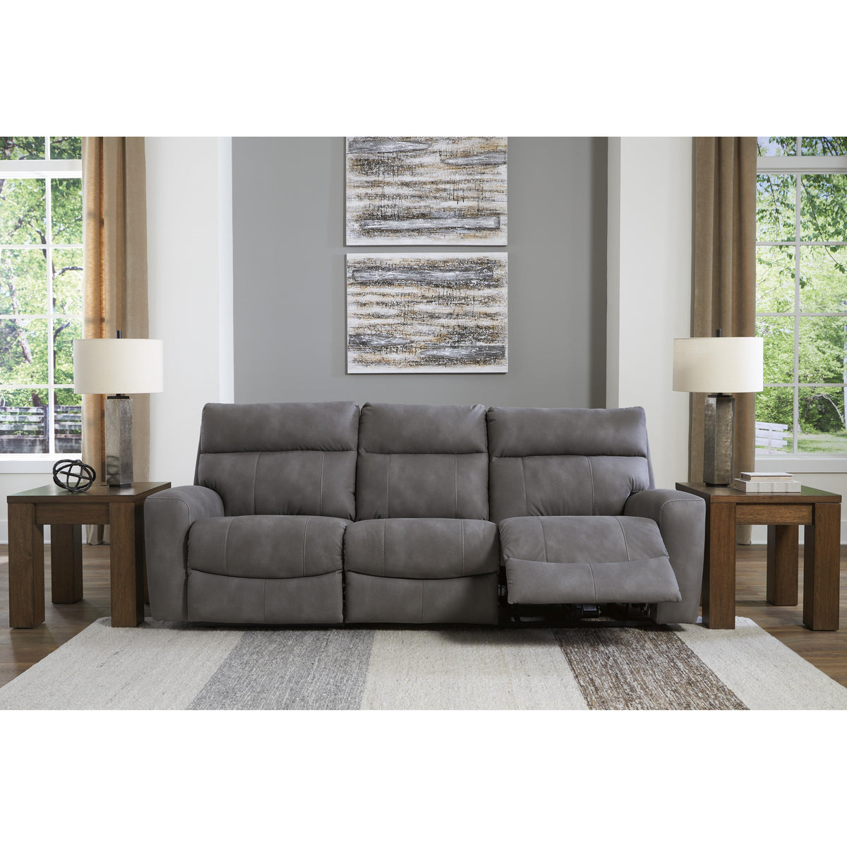 Signature Design by Ashley Next-Gen DuraPella 61003 3 pc Power Reclining Sectional Sofa IMAGE 4