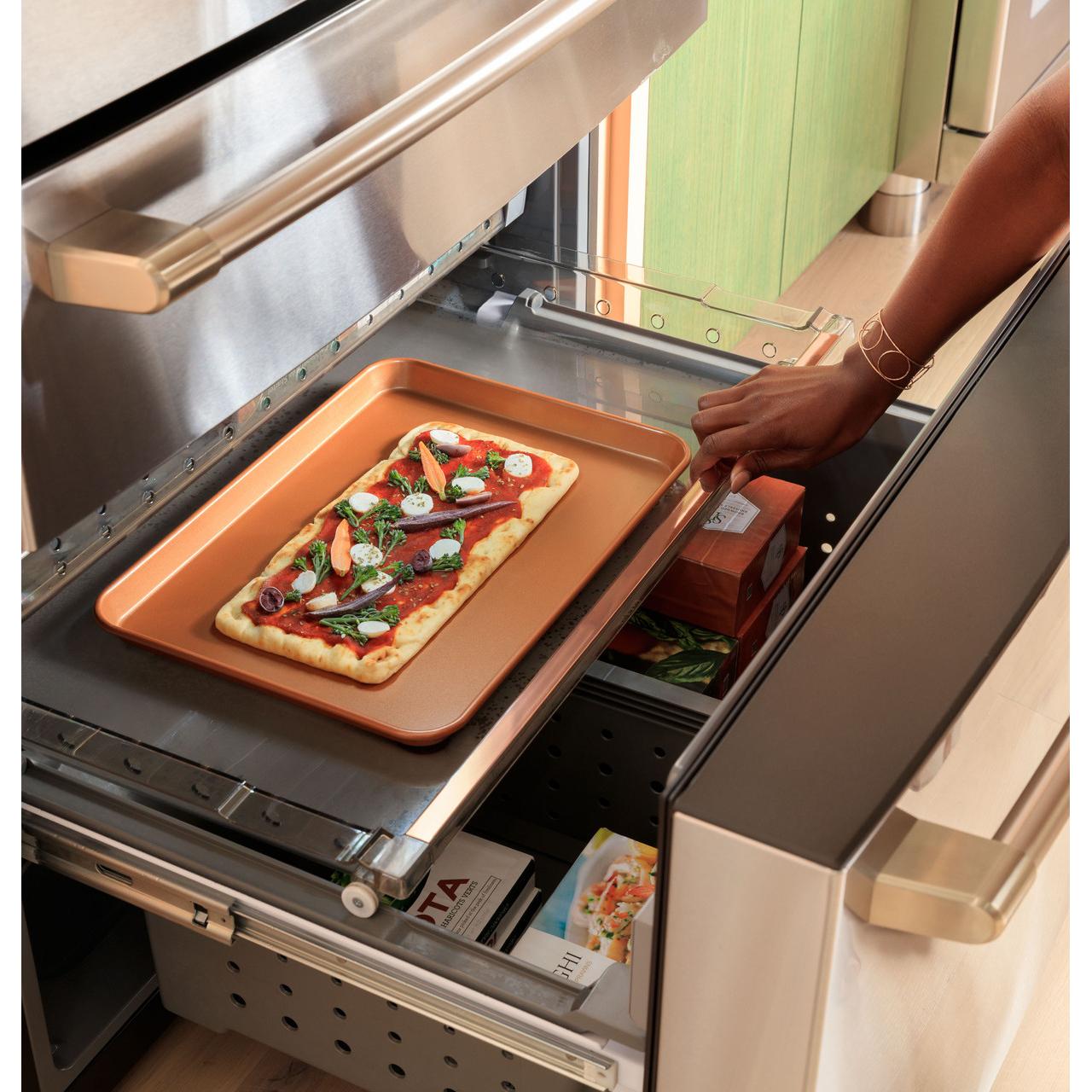 Café 36-inch, 23.2 Cu. Ft. Smart Counter-Depth 4-Door French-Door Refrigerator CJE23DP4WW2 IMAGE 6
