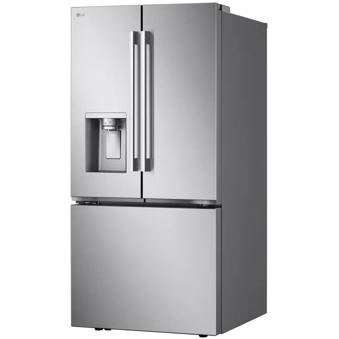 LG 33-inch, 25 cu. ft. Freestanding 3-Door French Door Refrigerator with Ice and Water Dispenser LF25H6330S IMAGE 4