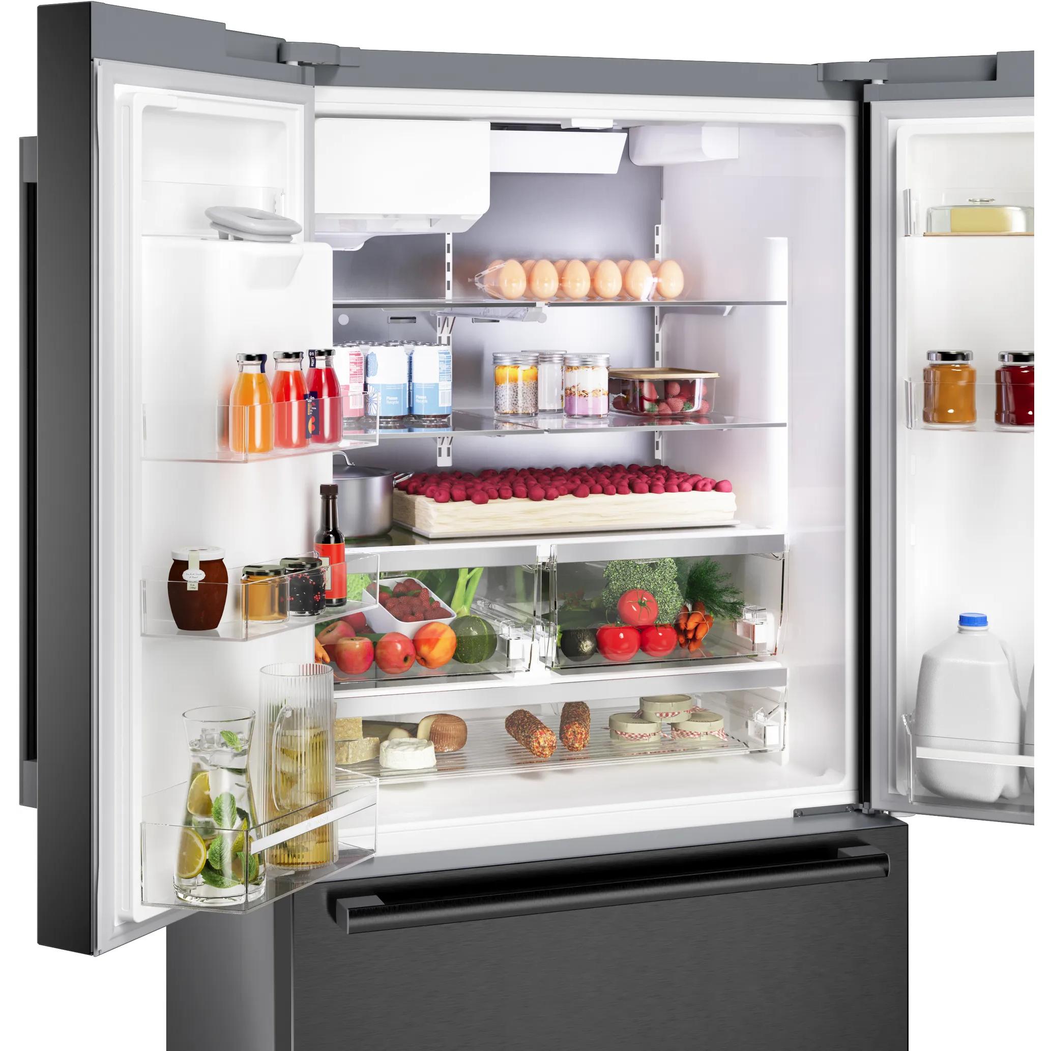 Bosch 36-inch 500 Series French Door Bottom Mount B36FD52SNB IMAGE 10