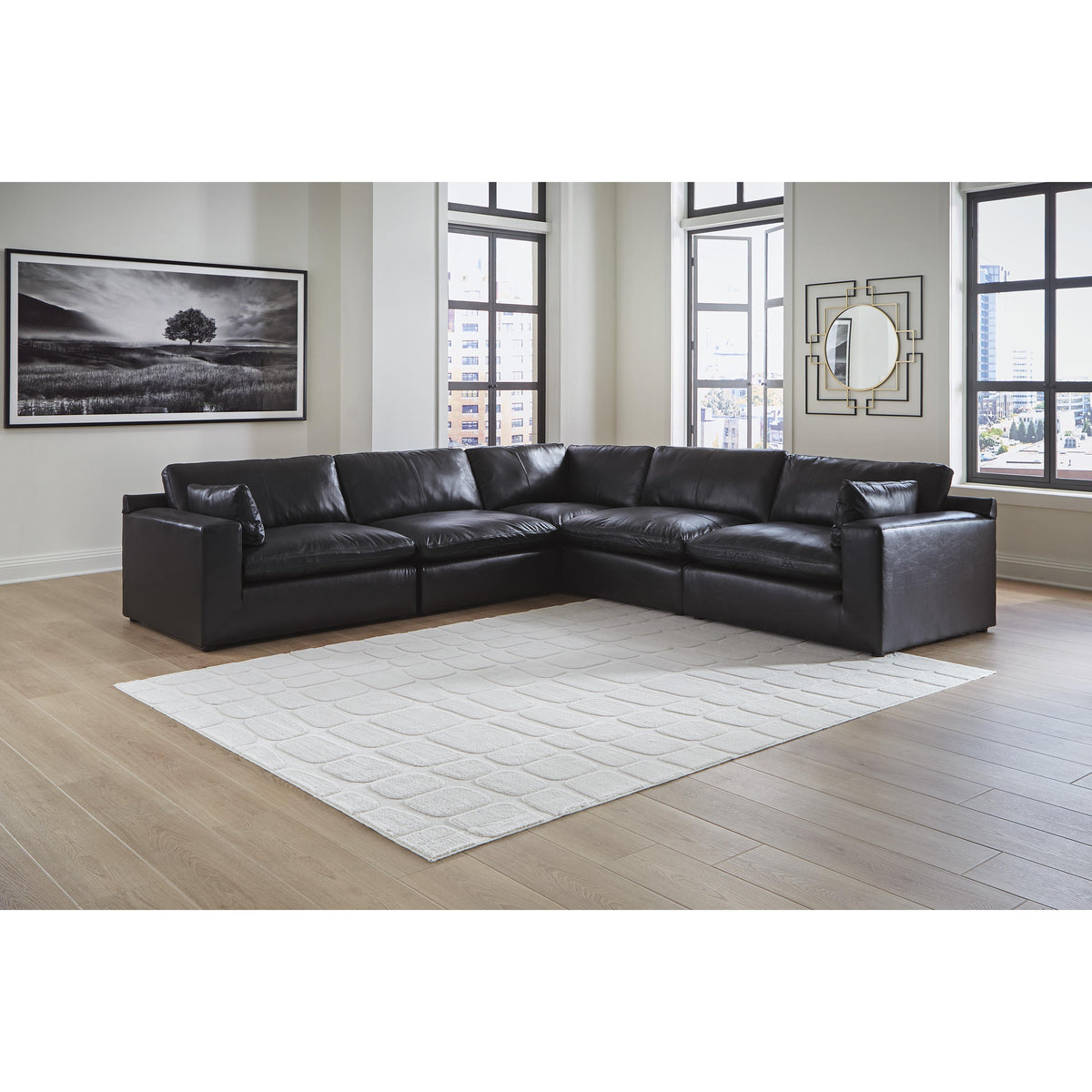 Signature Design by Ashley Emilia 30902S4 5 pc Sectional IMAGE 2