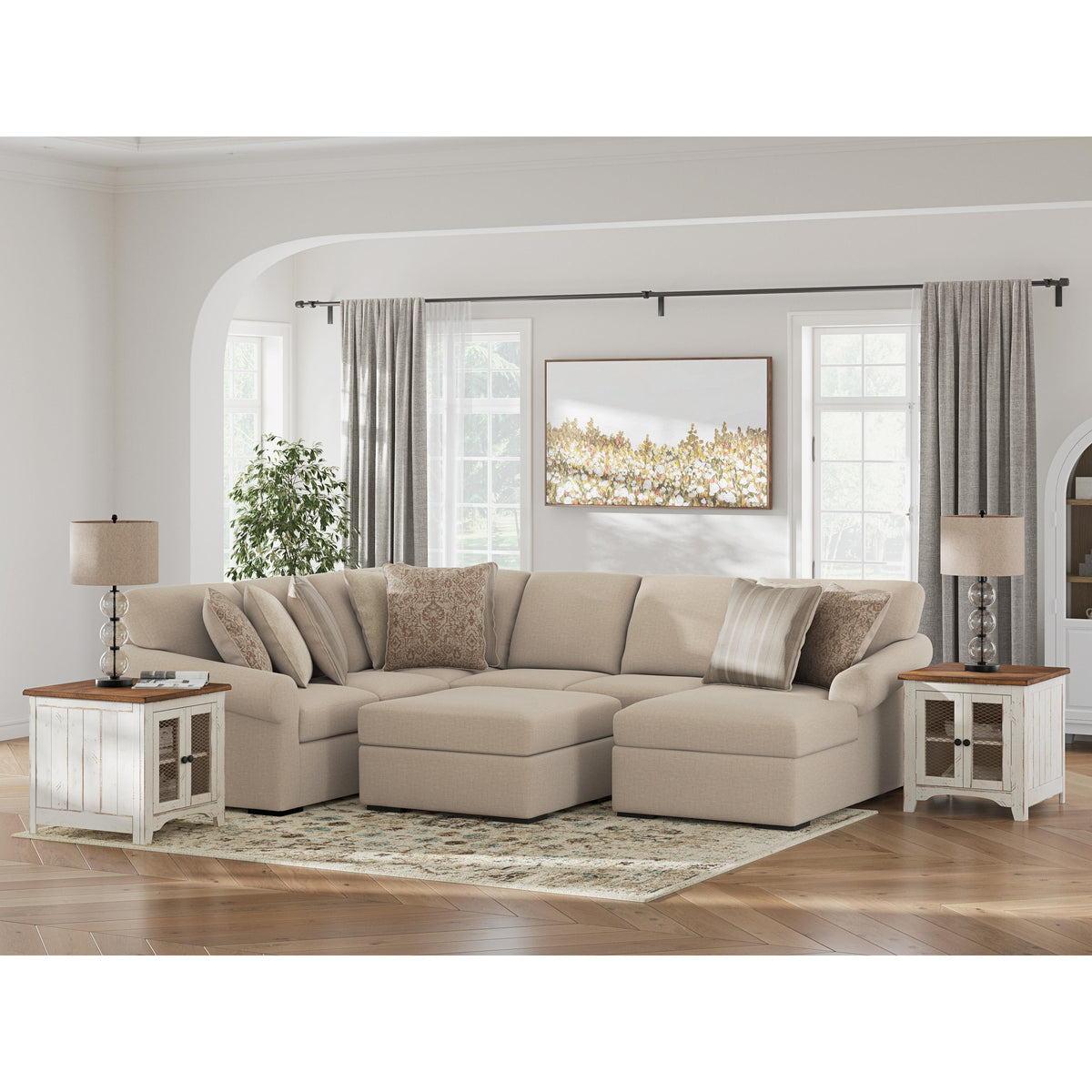 Benchcraft LadyMae 59404S3 4 pc Sectional with Chaise IMAGE 4