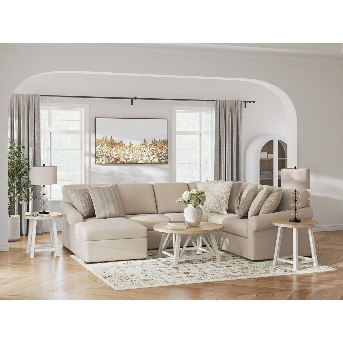 Benchcraft LadyMae 59404S7 4 pc Sectional with Chaise IMAGE 3