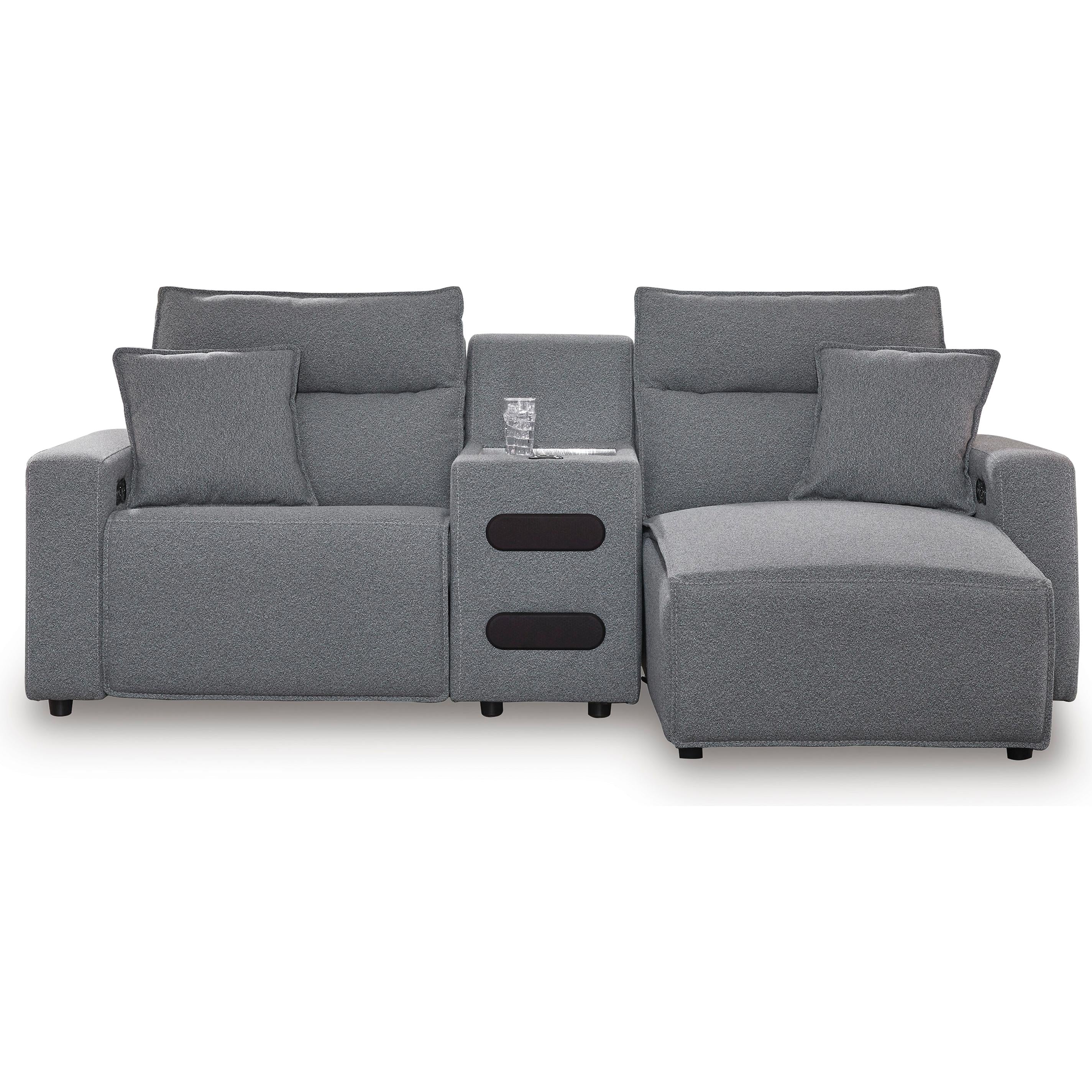 Signature Design by Ashley Modmax 65906S5 3 pc Power Reclining Sectional with Chaise IMAGE 1