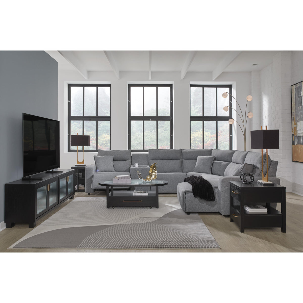 Signature Design by Ashley Modmax 65906S6 6 pc Power Reclining Sectional with Chaise IMAGE 7