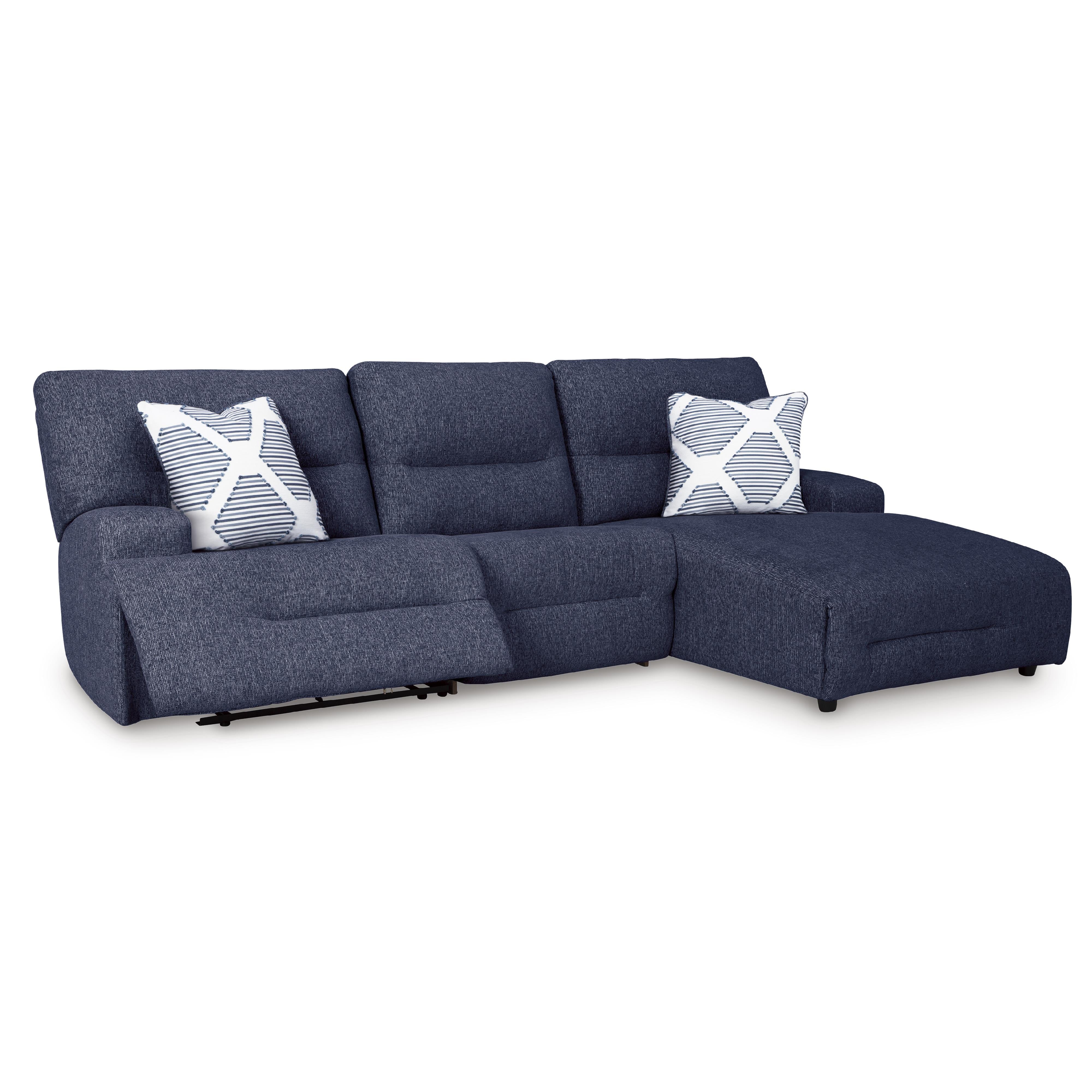 Signature Design by Ashley Acklen Place 93607S6 3 pc Power Reclining Sectional IMAGE 2