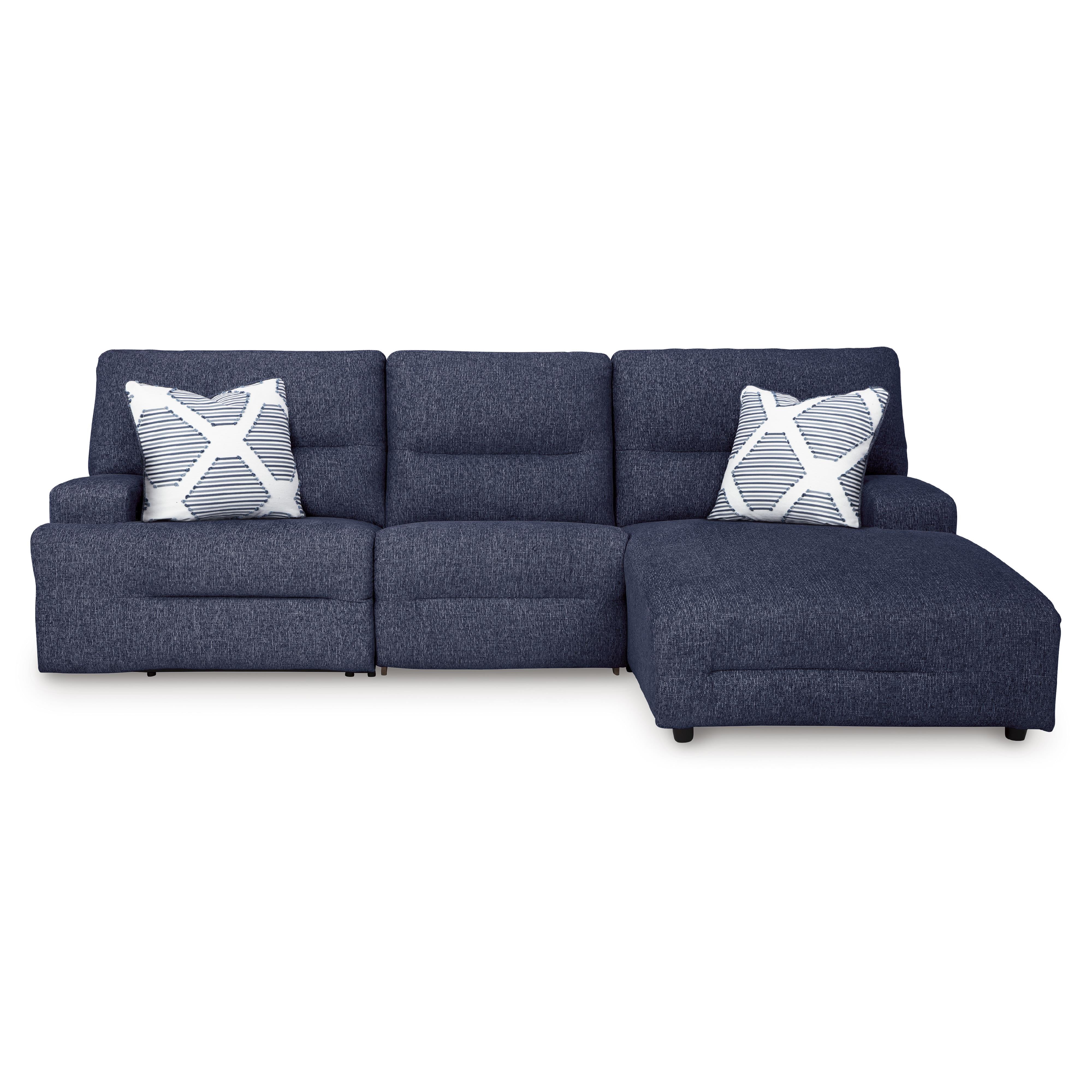 Signature Design by Ashley Acklen Place 93607S6 3 pc Power Reclining Sectional IMAGE 3