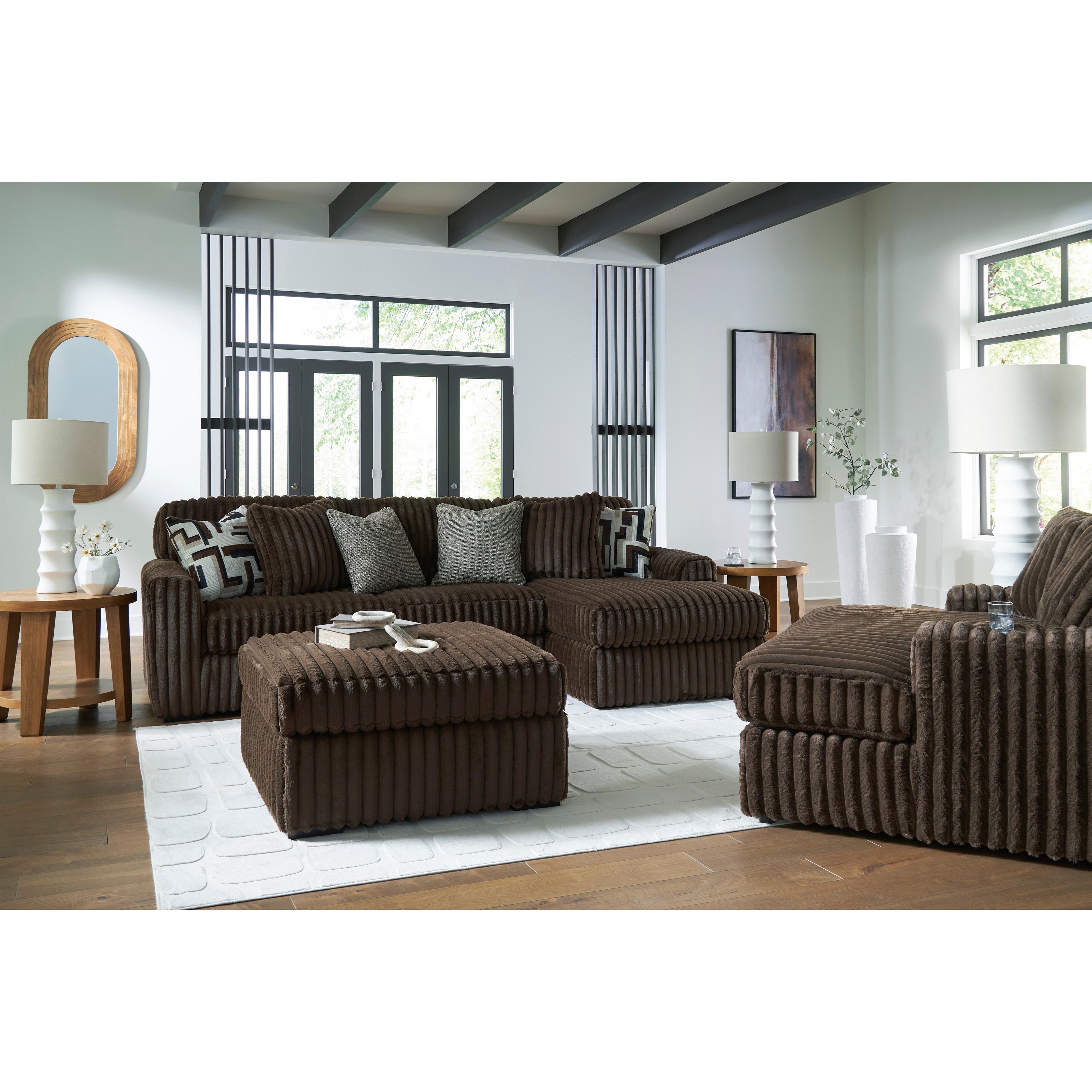 Signature Design by Ashley Midnight-Madness 9810415 Oversized Chaise IMAGE 6