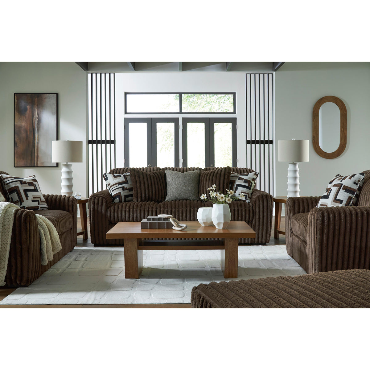 Signature Design by Ashley Midnight-Madness 9810423 Chair and a Half IMAGE 6