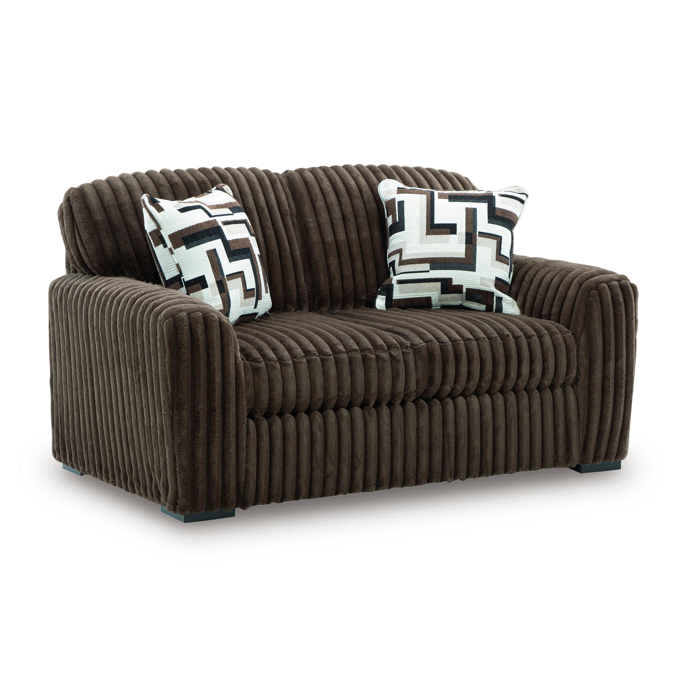 Signature Design by Ashley Midnight-Madness 9810435 Loveseat IMAGE 1