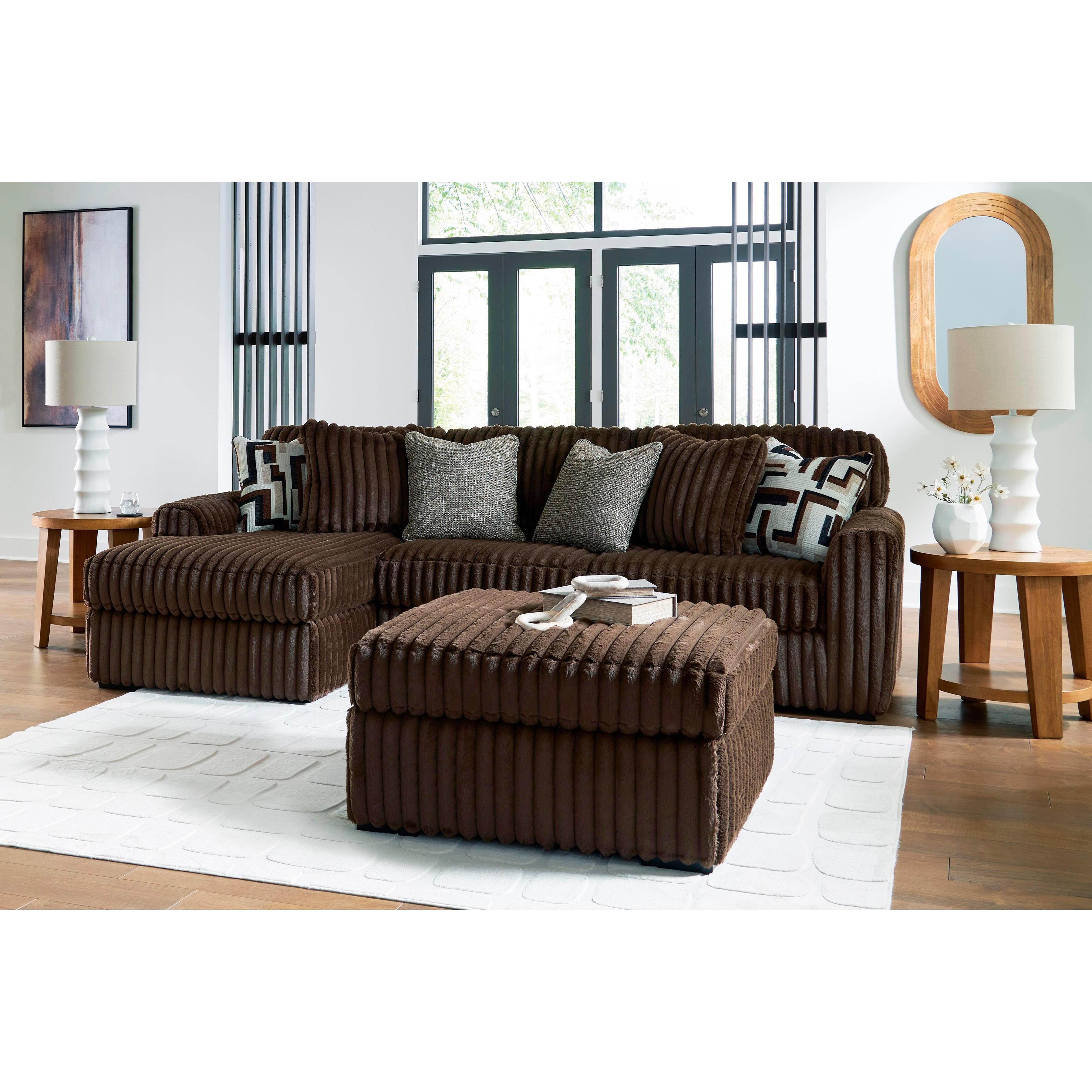 Signature Design by Ashley Midnight-Madness 98104S1 2 pc Sectional Sofa with Chaise IMAGE 11