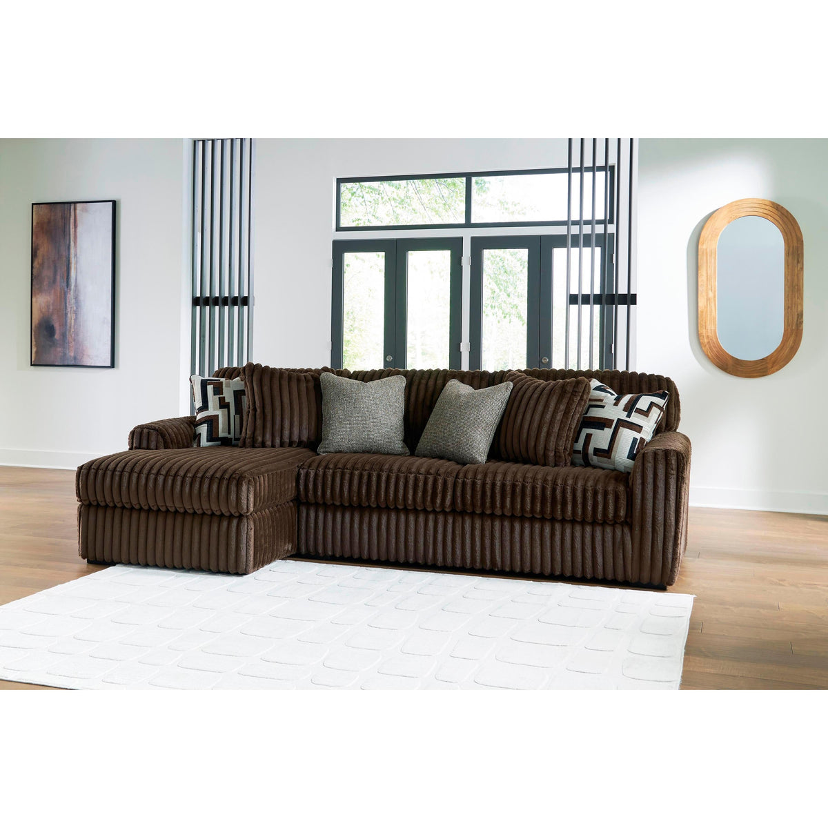 Signature Design by Ashley Midnight-Madness 98104S1 2 pc Sectional Sofa with Chaise IMAGE 7
