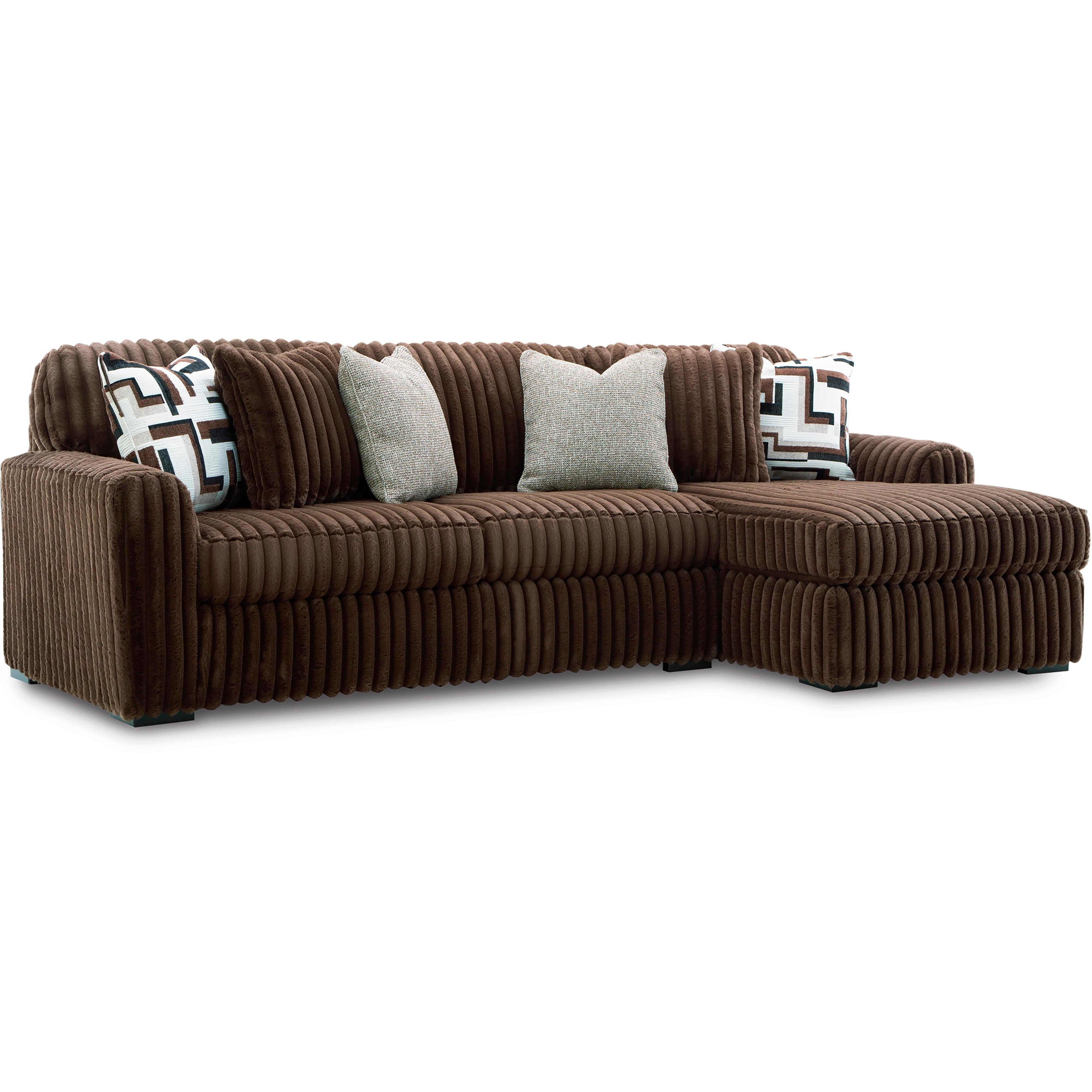Signature Design by Ashley Midnight-Madness 98104S2 2 pc Sectional Sofa with Chaise IMAGE 1