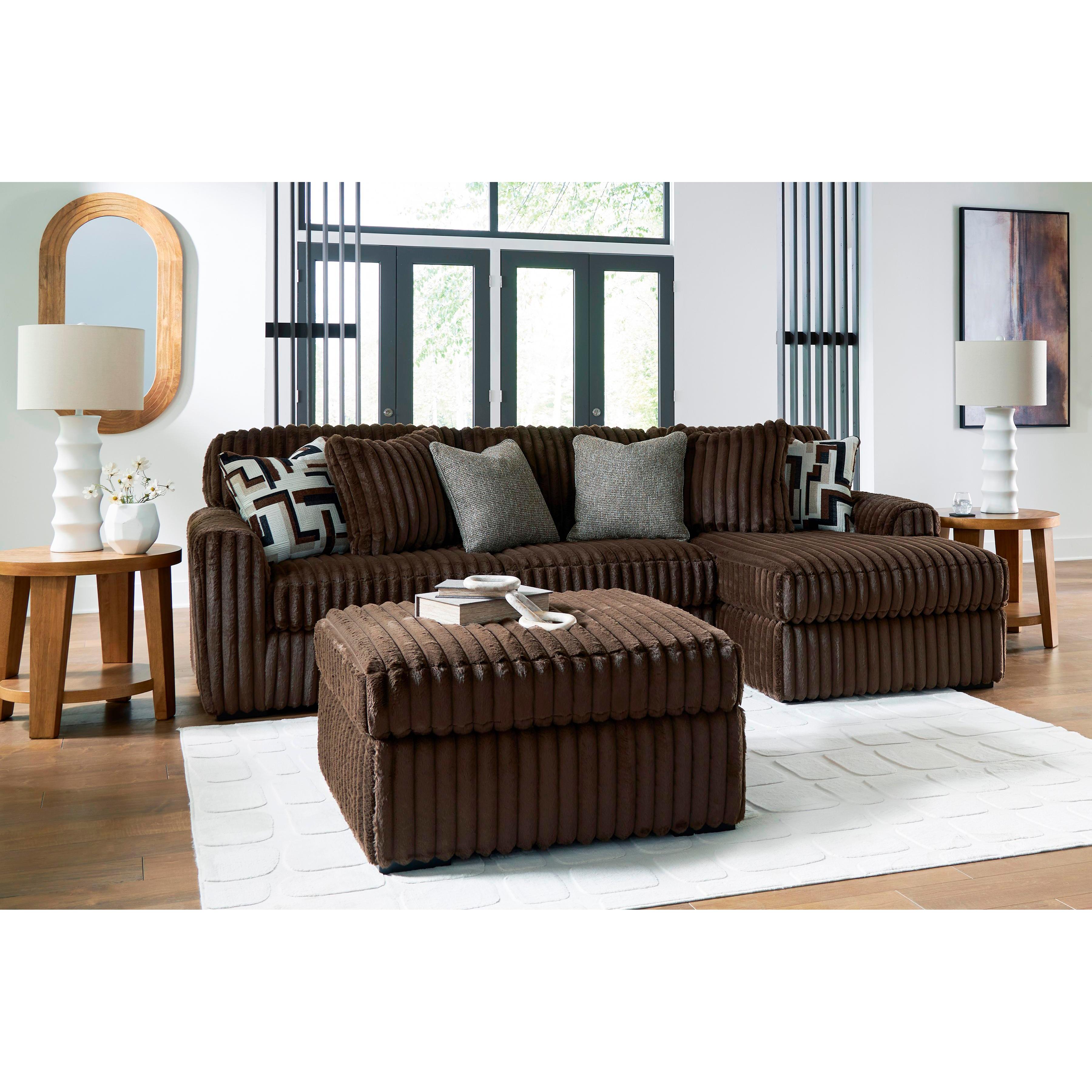 Signature Design by Ashley Midnight-Madness 98104S2 2 pc Sectional Sofa with Chaise IMAGE 10