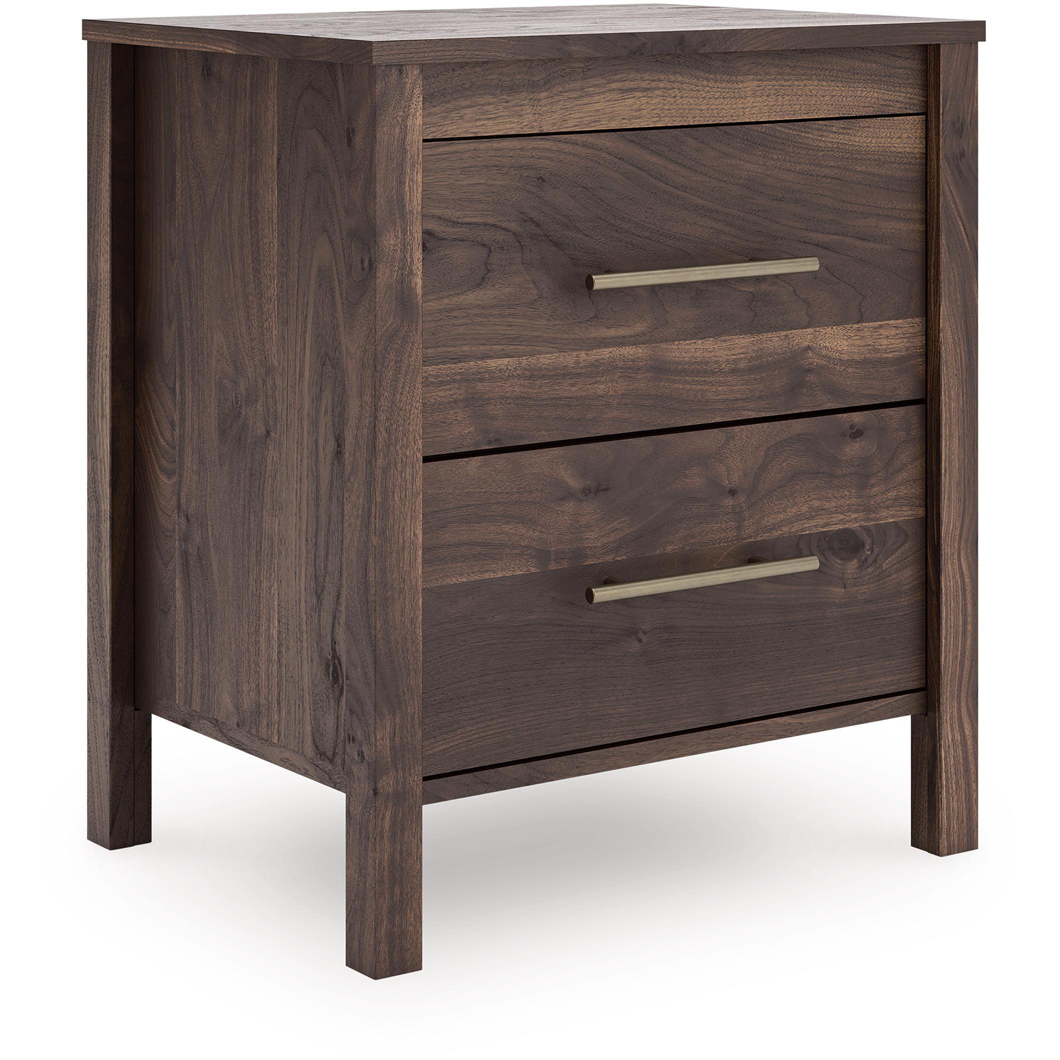 Signature Design by Ashley Calverson EB3660-292 Two Drawer Night Stand IMAGE 1