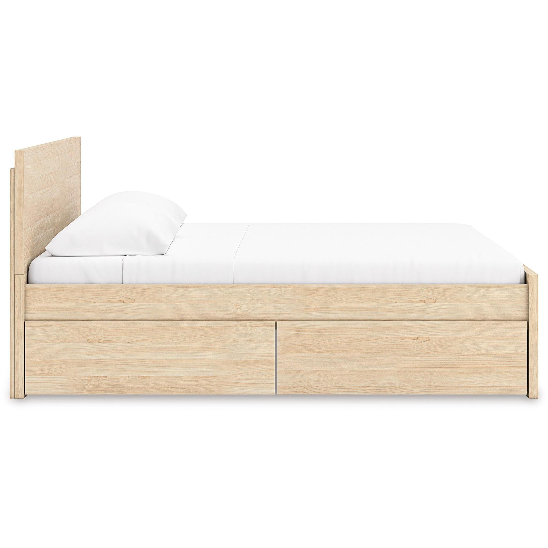 Signature Design by Ashley Onita EB9632B18 Queen Panel Platform Bed with 2 Side Storage IMAGE 4