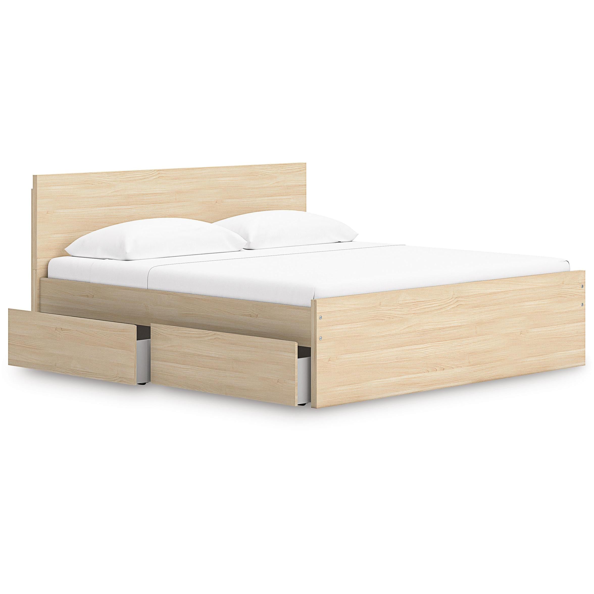 Signature Design by Ashley Onita EB9632B23 King Panel Platform Bed with Storage IMAGE 2