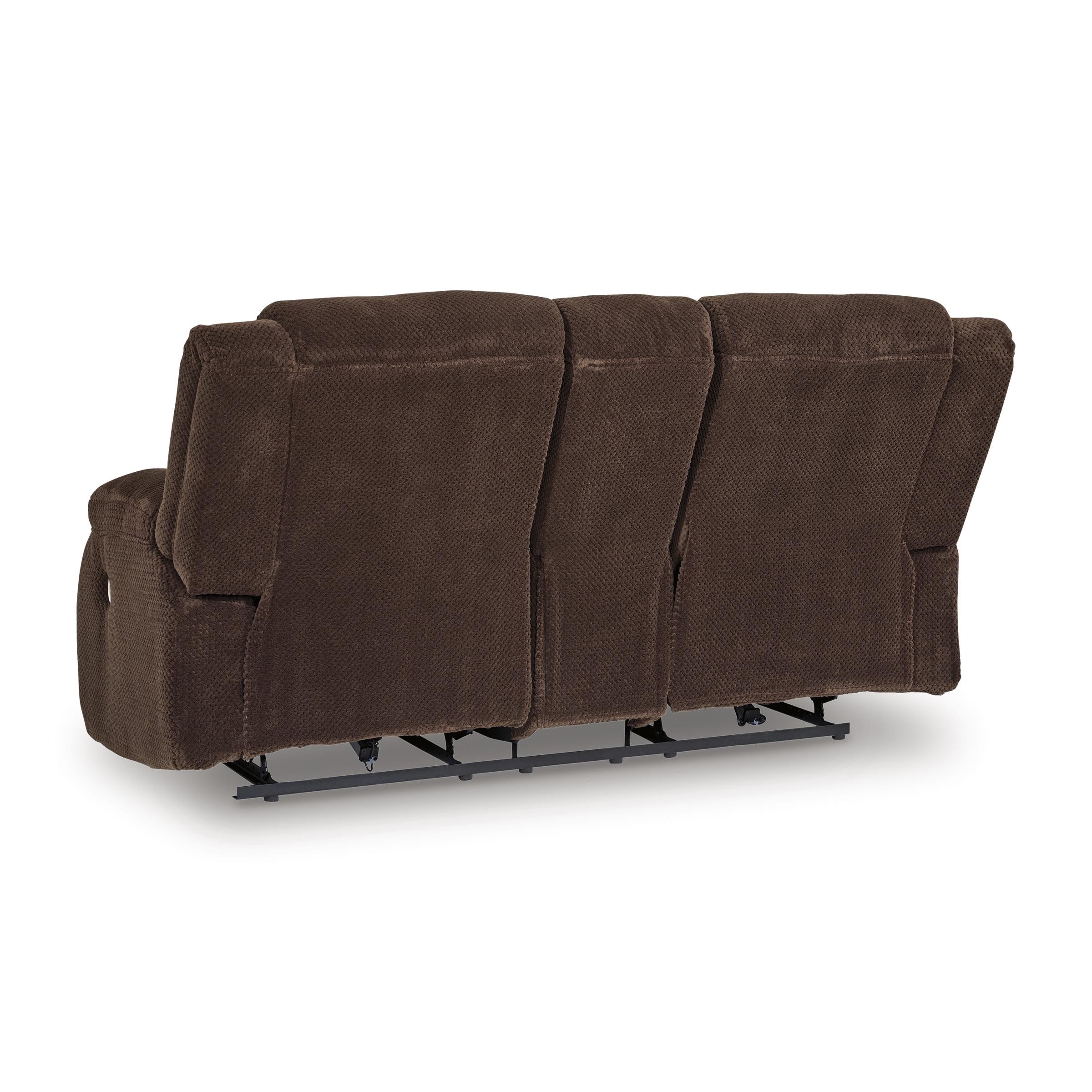 Signature Design by Ashley Free Wake PC2140696 Double Reclining Power Loveseat with Console IMAGE 3