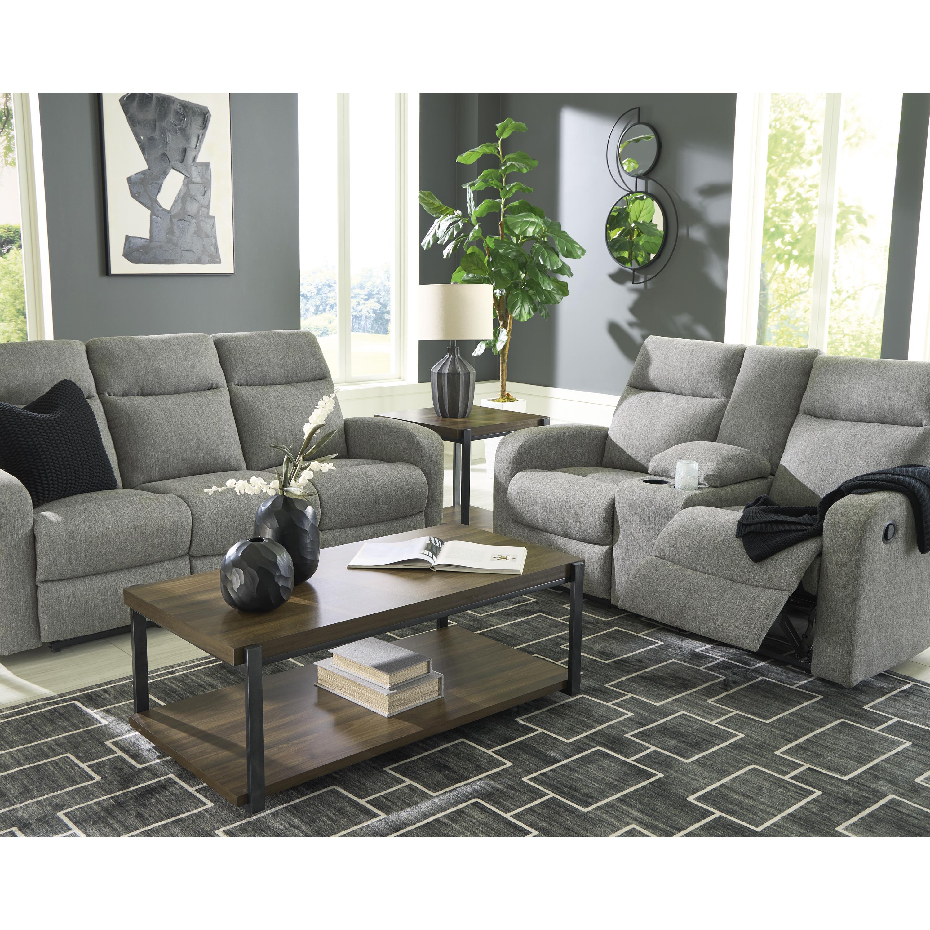 Signature Design by Ashley Gauntlet PC4220494 Double Reclining Loveseat with Console IMAGE 11