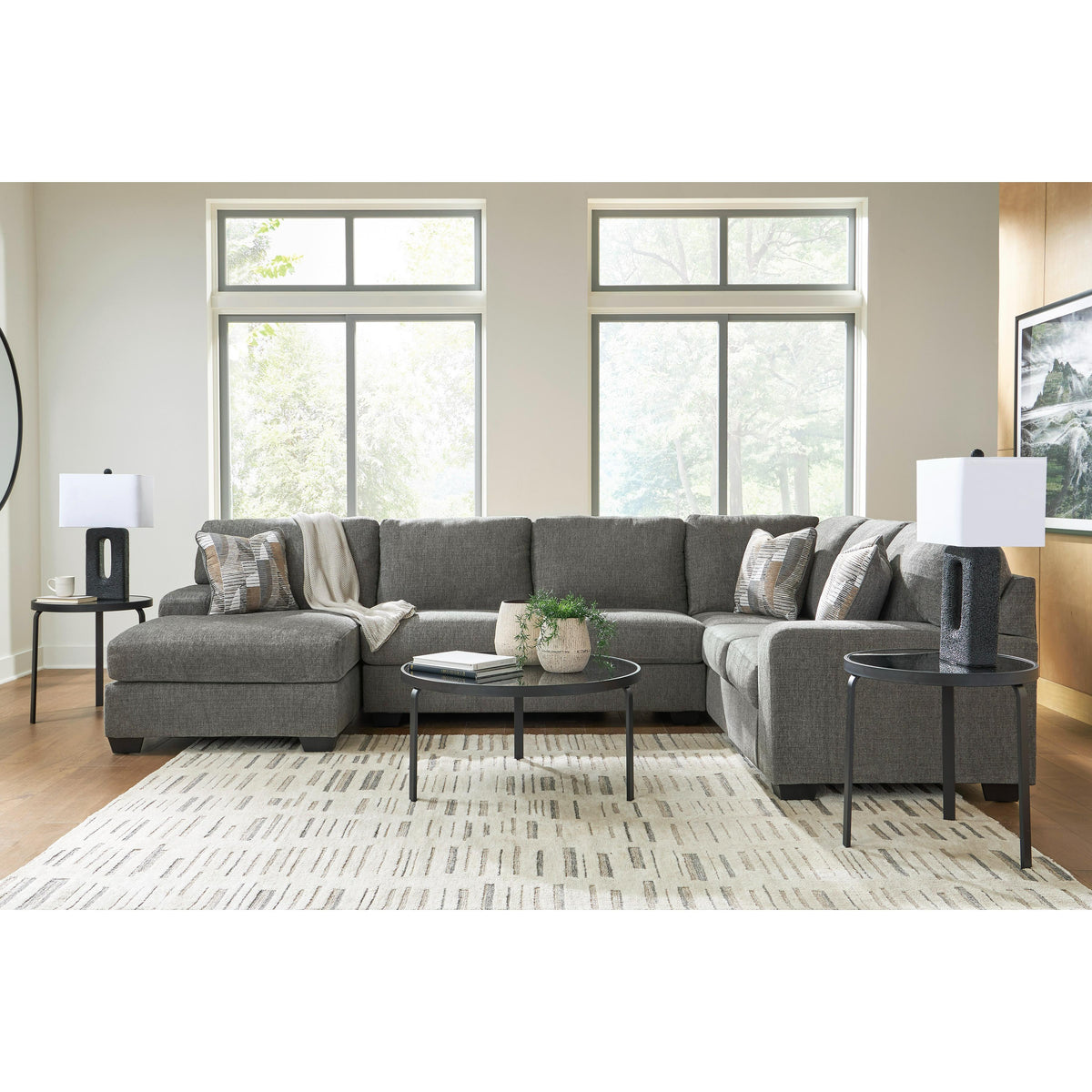 Signature Design by Ashley Clarington PC48405S1 3 pc Sectional with Chaise IMAGE 3